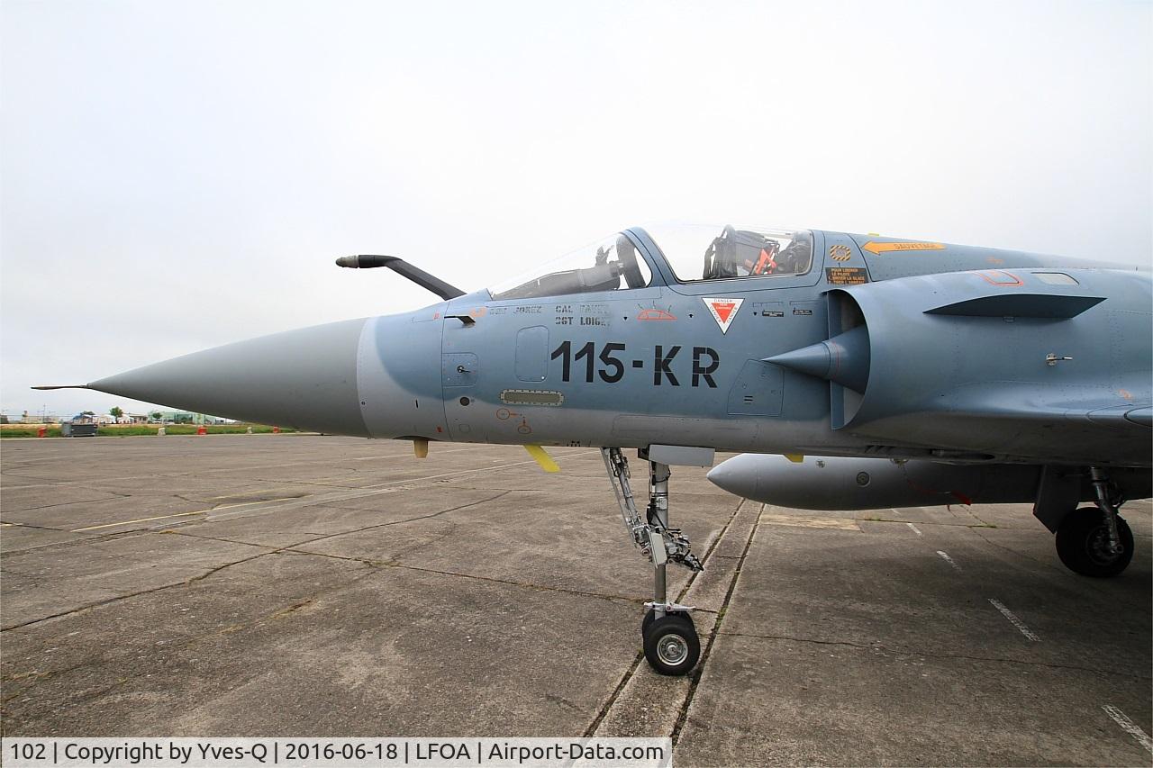 102, Dassault Mirage 2000C C/N 365, Dassault Mirage 2000C, Static display, Avord Air Base 702 (LFOA) Open day 2016