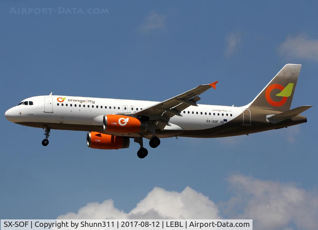 SX-SOF, 2005 Airbus A320-232 C/N 2479, Landing rwy 25R