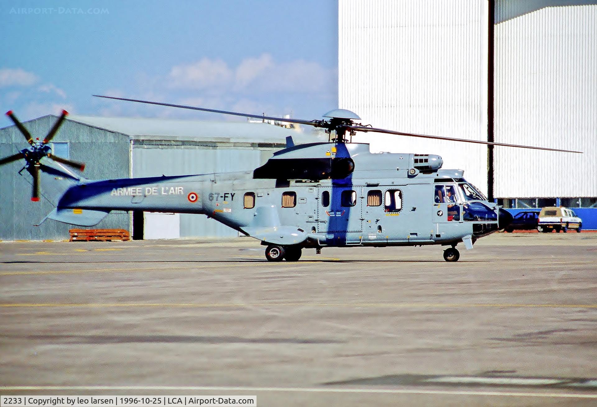 2233, Aérospatiale AS-332L-1 Super Puma C/N 2233, Larnaca 25.10.1996