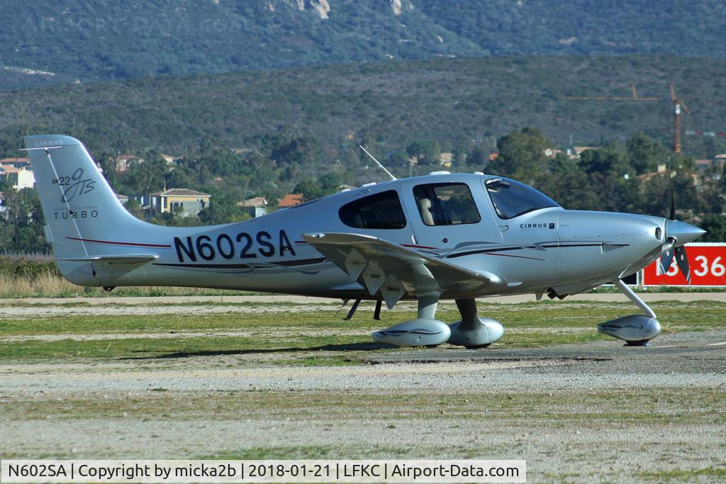 N602SA, 2008 Cirrus SR22 G3 GTS Turbo C/N 3295, Parked