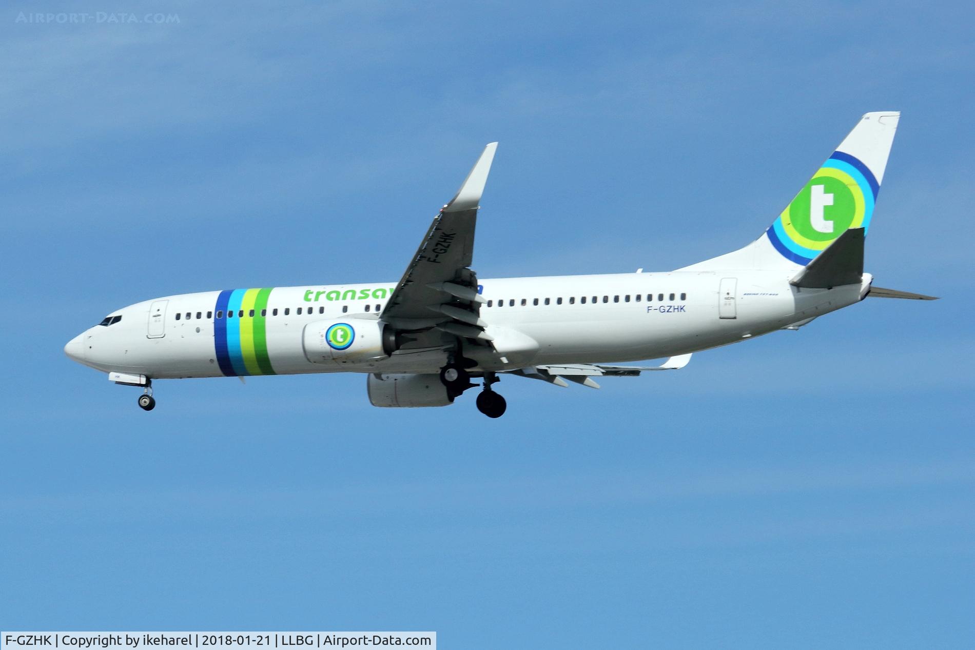 F-GZHK, 2014 Boeing 737-8K2 C/N 37790, Transavia b738 on final to runway 30.