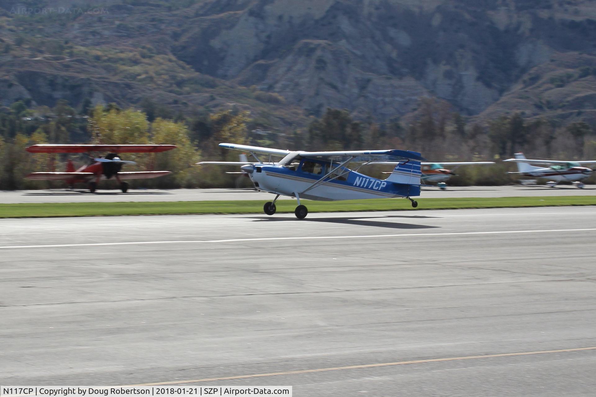 N117CP, American Champion 7GCBC Citabria C/N 1275-99, 1999 American Champion 7GCBC CITABRIA, Lycoming O-320 150 Hp, liftoff Rwy 04