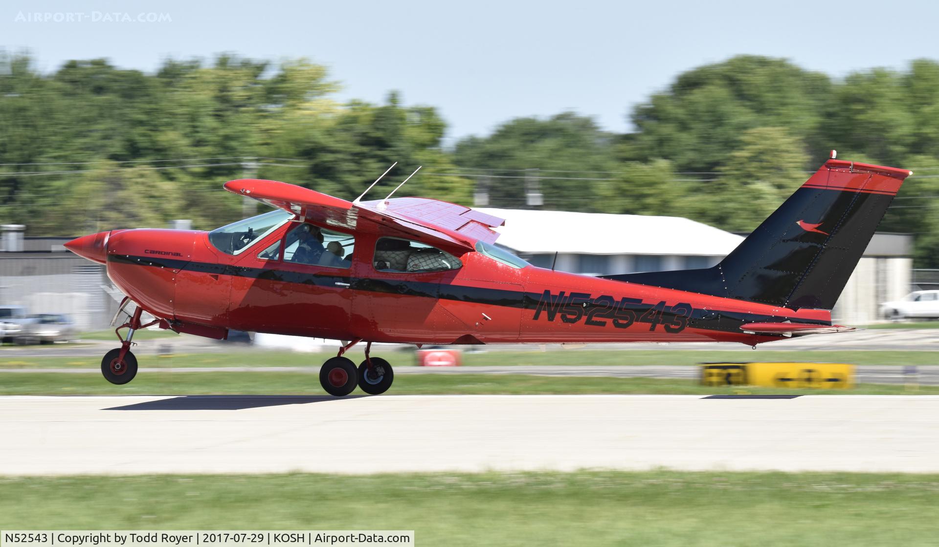 N52543, 1977 Cessna 177RG Cardinal C/N 177RG1206, Airventure 2017