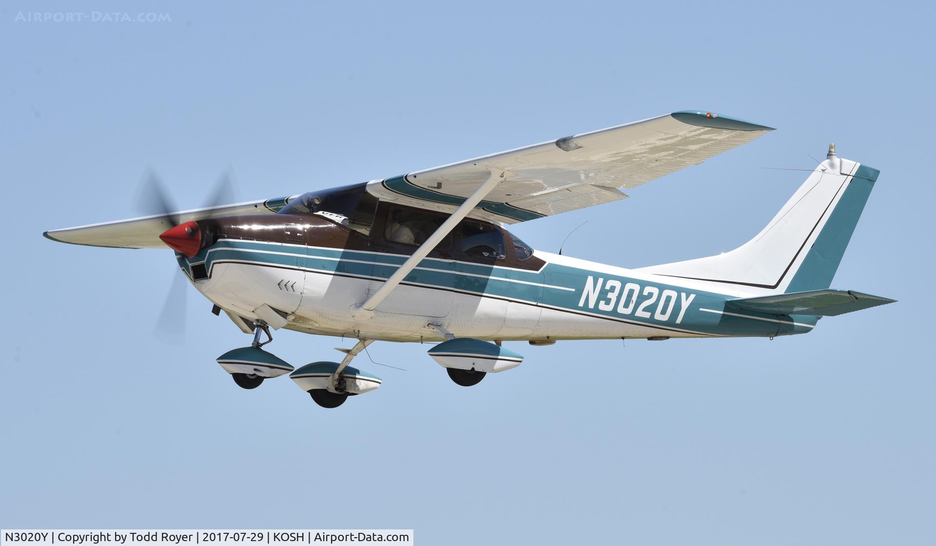 N3020Y, 1962 Cessna 182E Skylane C/N 18254020, Airventure 2017
