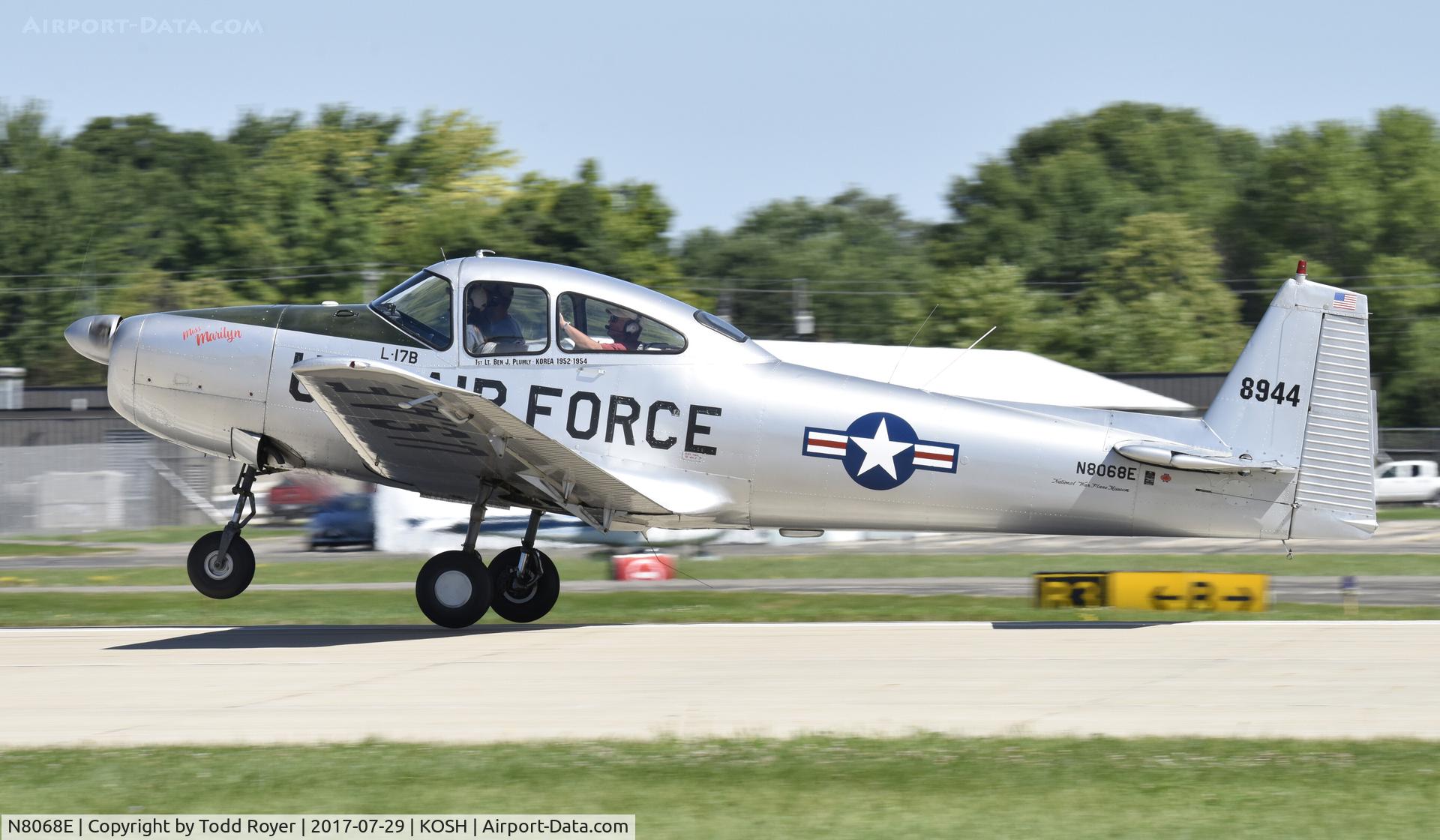 N8068E, 1960 Ryan Navion A C/N NAV-4-1650, Airventure 2017
