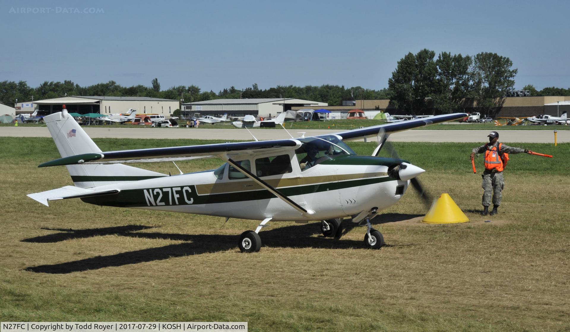 N27FC, 1962 Cessna 182E Skylane C/N 18254410, Airventure 2017