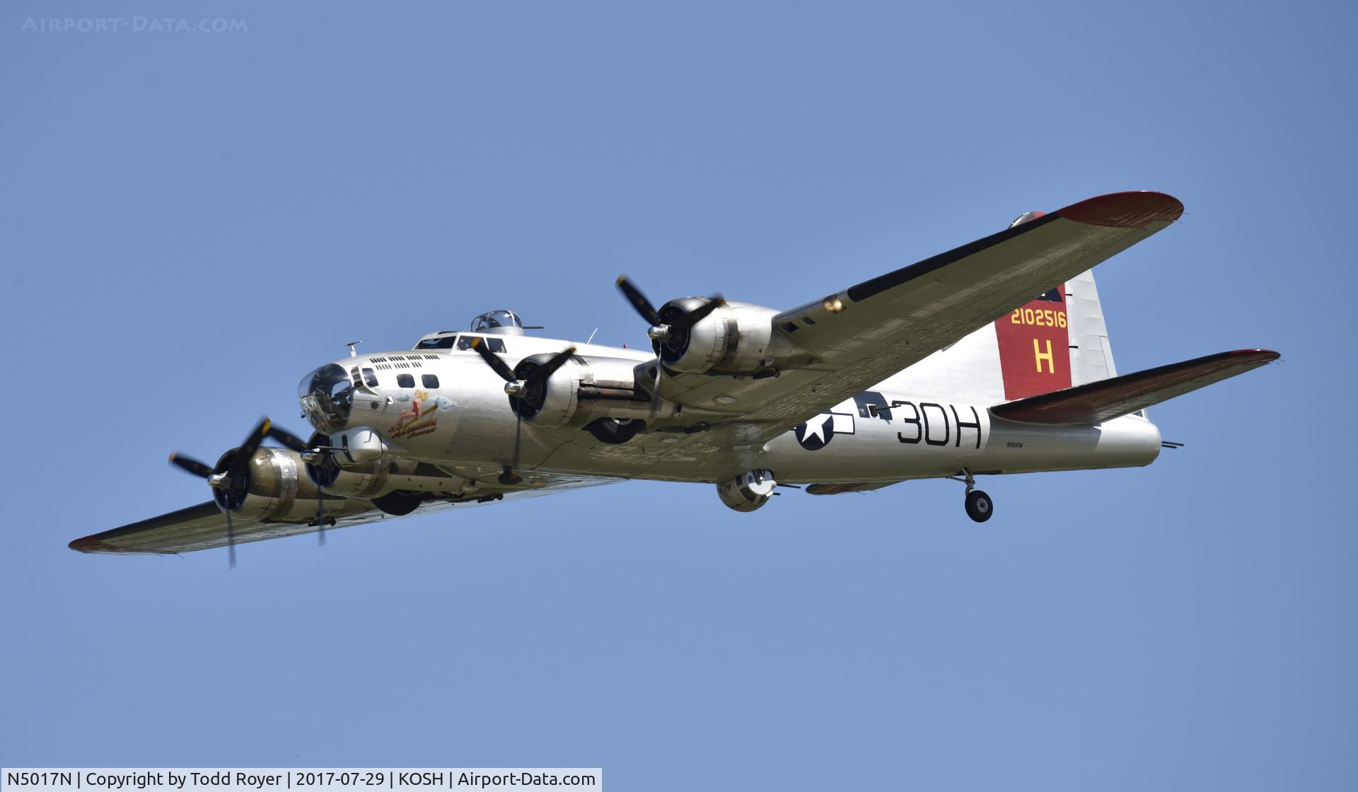 N5017N, 1944 Lockheed/Vega (Boeing) B-17G-105-VE Flying Fortress C/N 8649, Airventure 2017