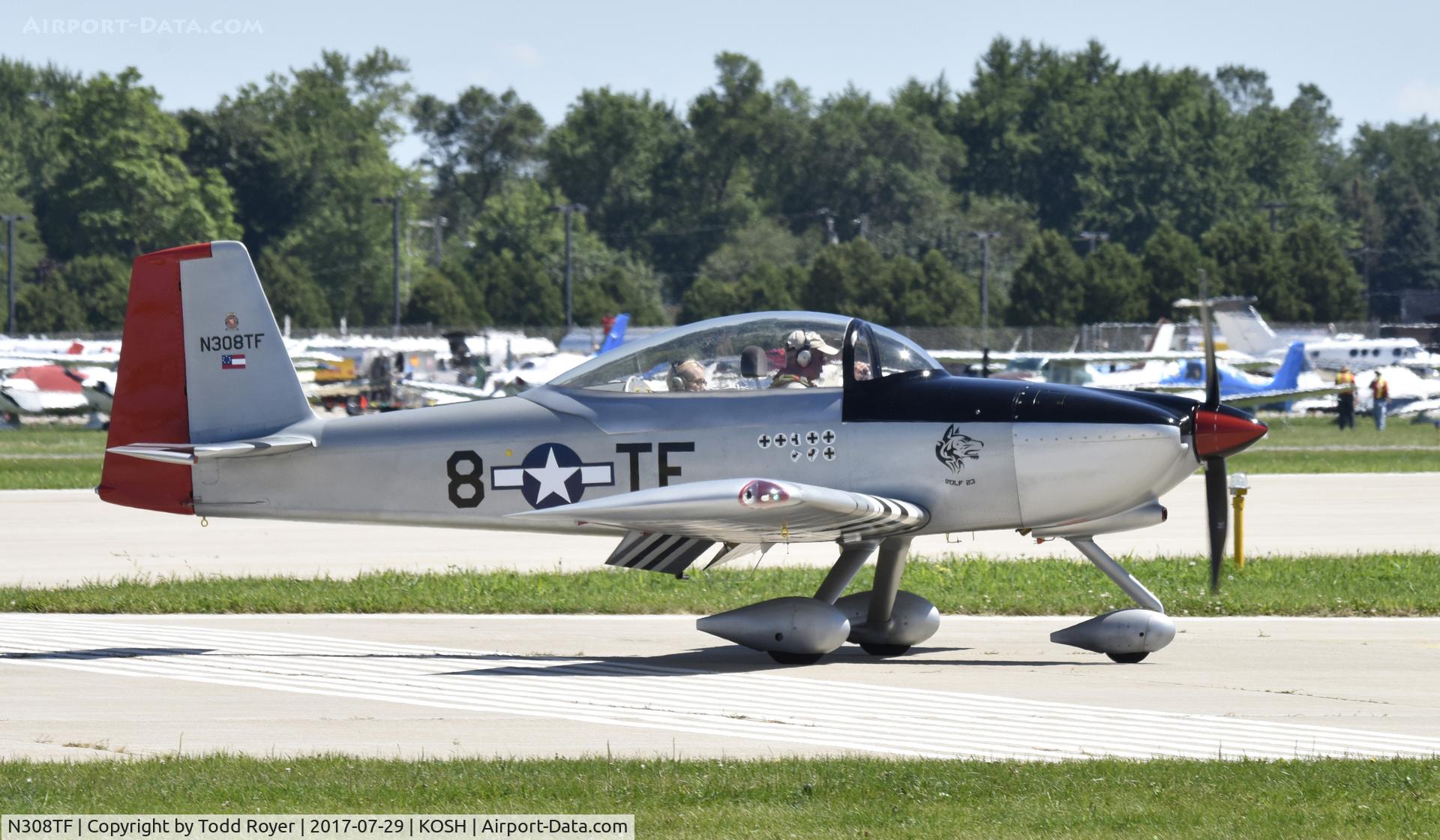 N308TF, Vans RV-8A C/N 82649, Airventure 2017