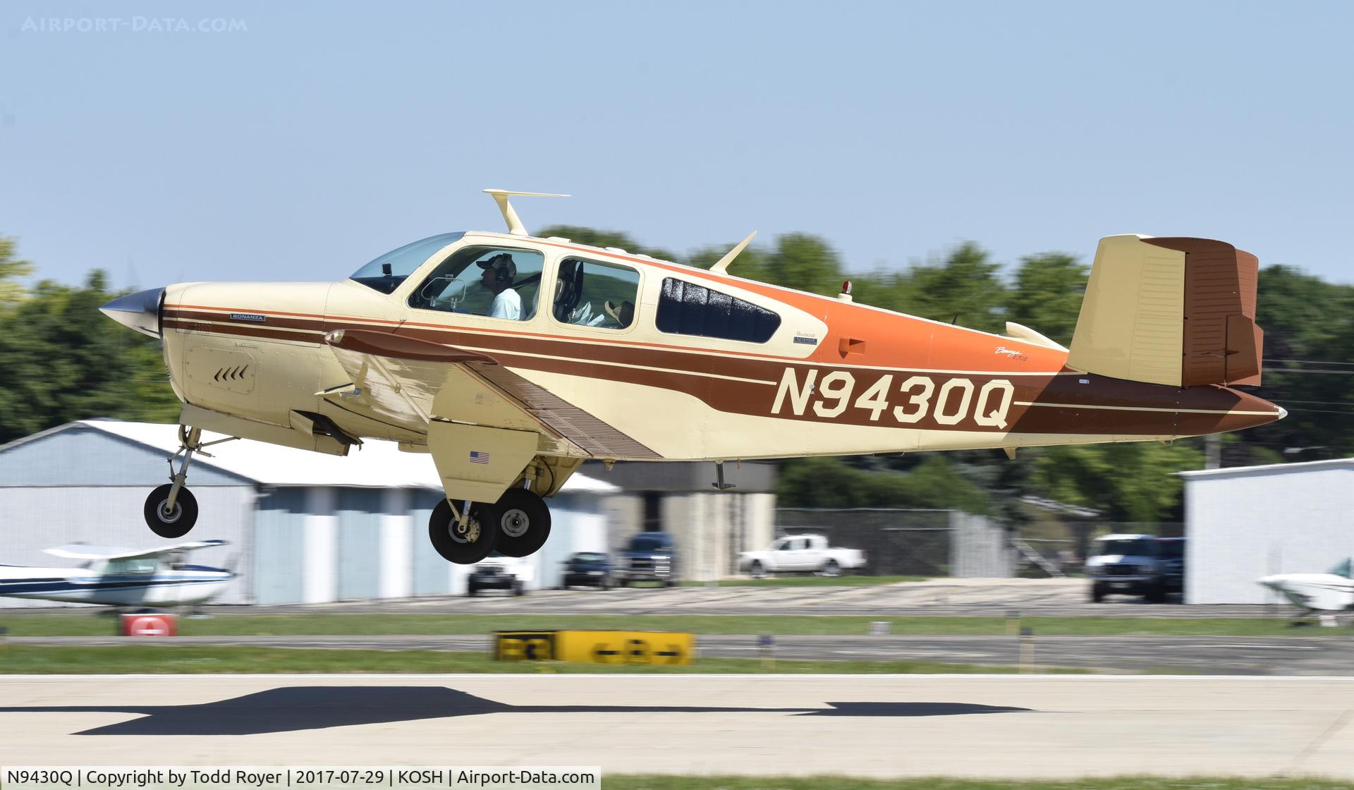 N9430Q, 1972 Beech V35B Bonanza C/N D-9316, Airventure 2017