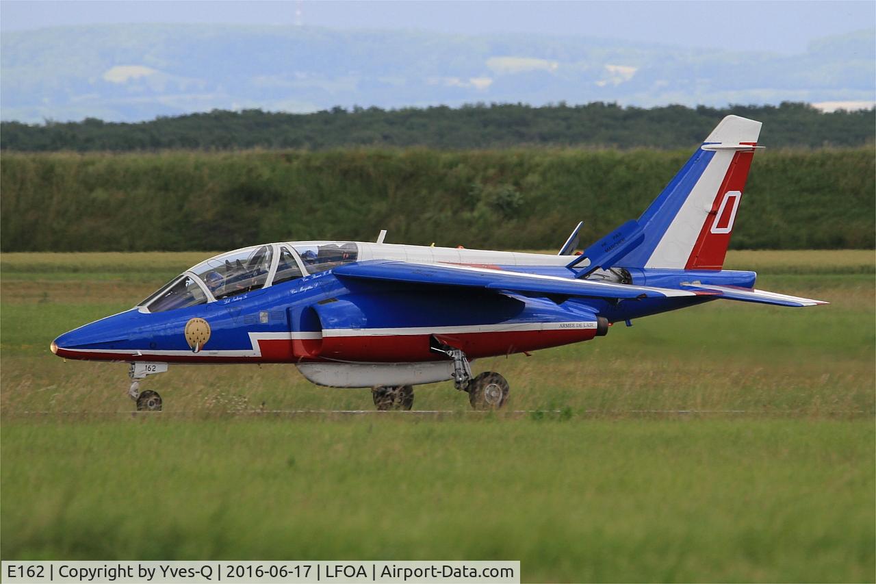 E162, Dassault-Dornier Alpha Jet E C/N E162, Dassault-Dornier Alpha Jet E (F-TERJ), Replacement aircraft of Patrouille de France 2016, Avord Air Base 702 (LFOA) Open day 2016
