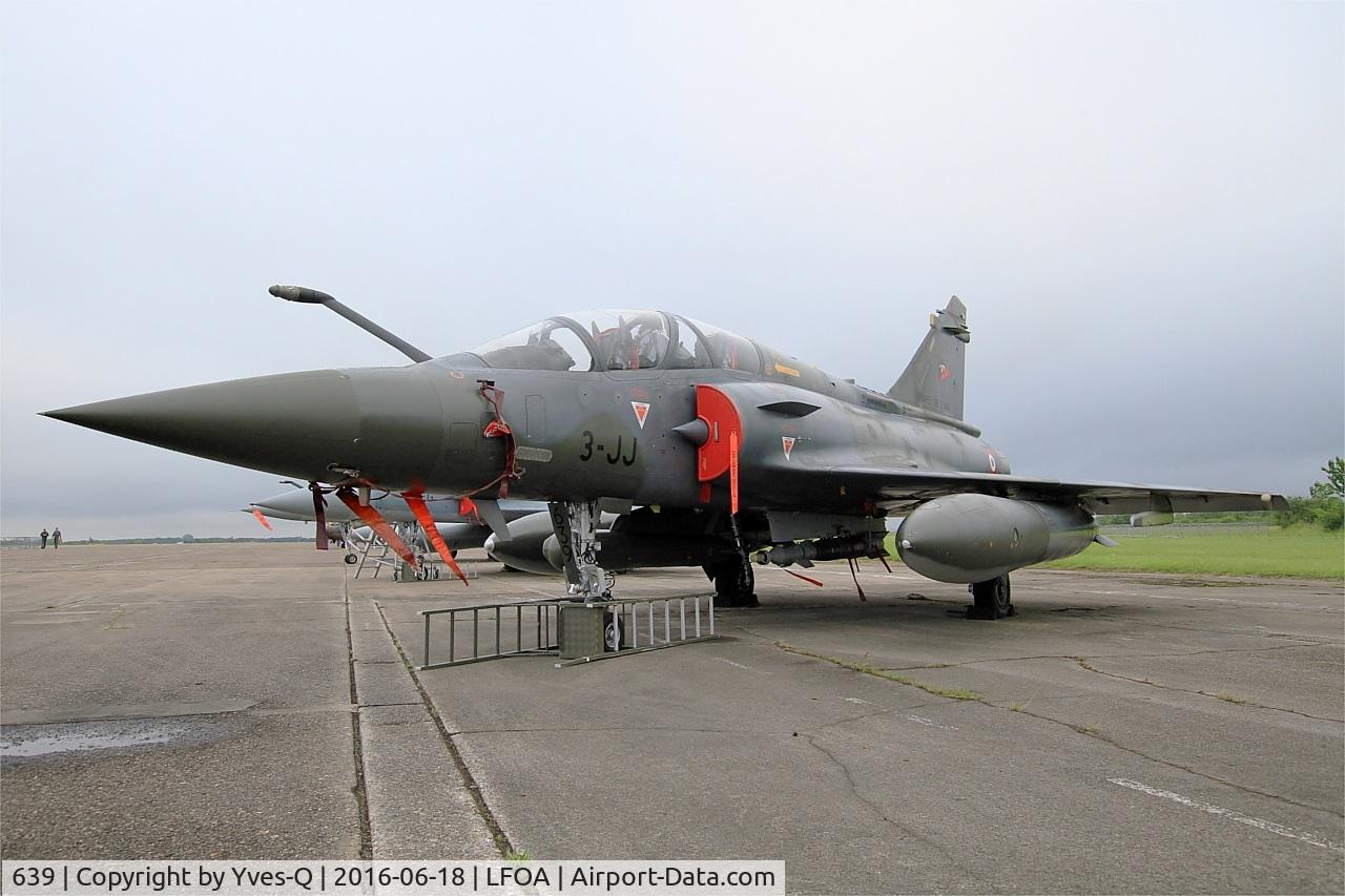 639, 1996 Dassault Mirage 2000D C/N 445, Dassault Mirage 2000D, Static display, Avord Air Base 702 (LFOA) Open day 2016