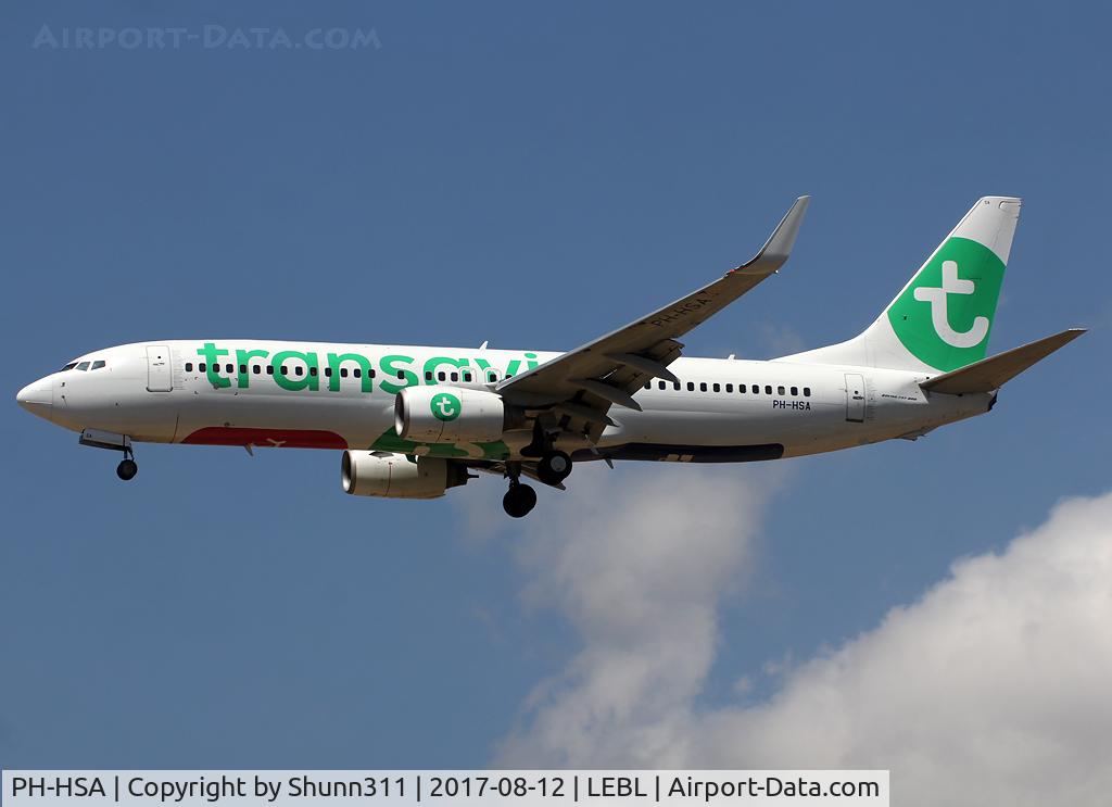 PH-HSA, 2009 Boeing 737-8K2 C/N 34171, Landing rwy 25R