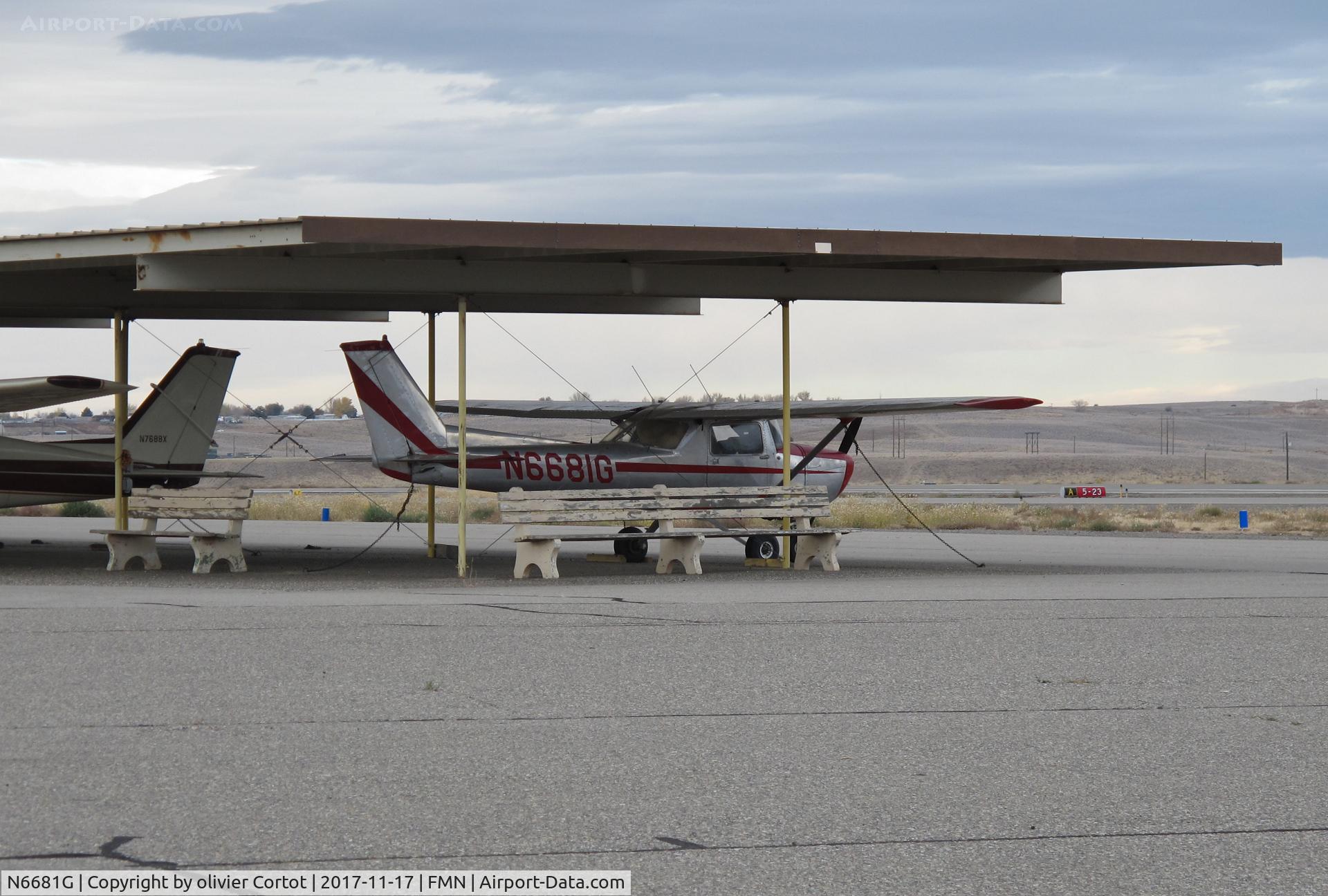 N6681G, 1970 Cessna 150L C/N 15072181, Farmington airport
