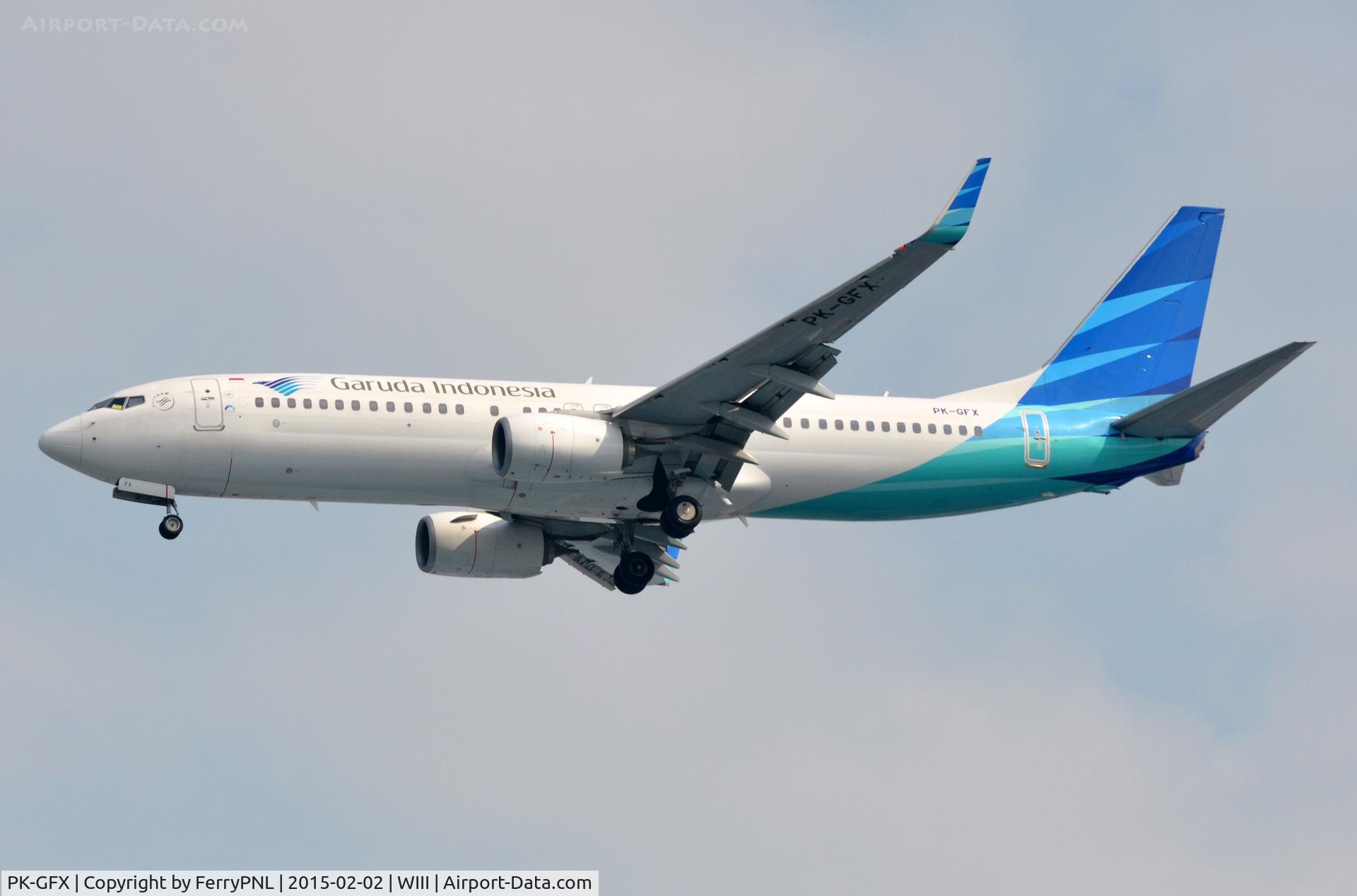 PK-GFX, 2013 Boeing 737-8U3 C/N 39928, Arrival of Garuda B738