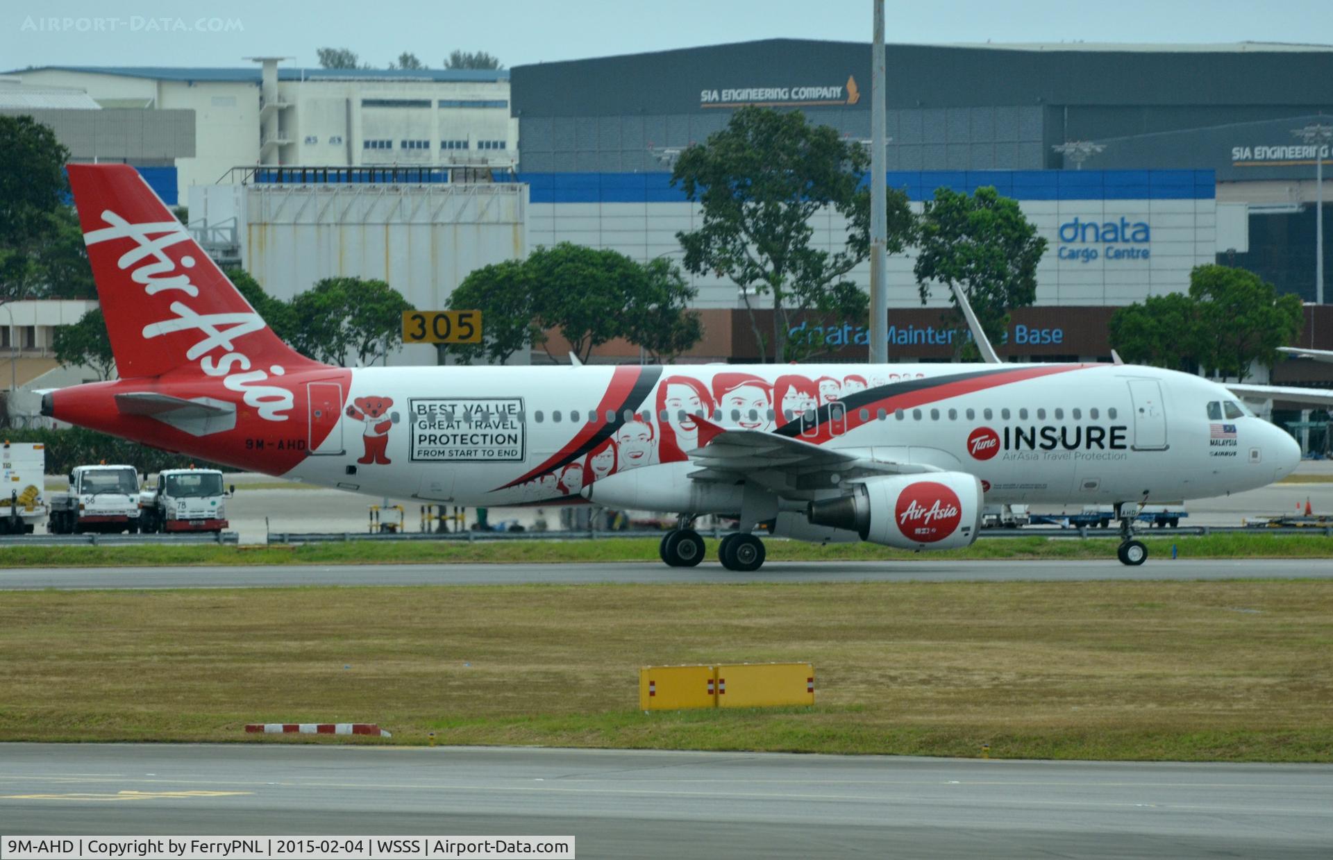 9M-AHD, 2007 Airbus A320-216 C/N 3291, Air Asia A320 logojet