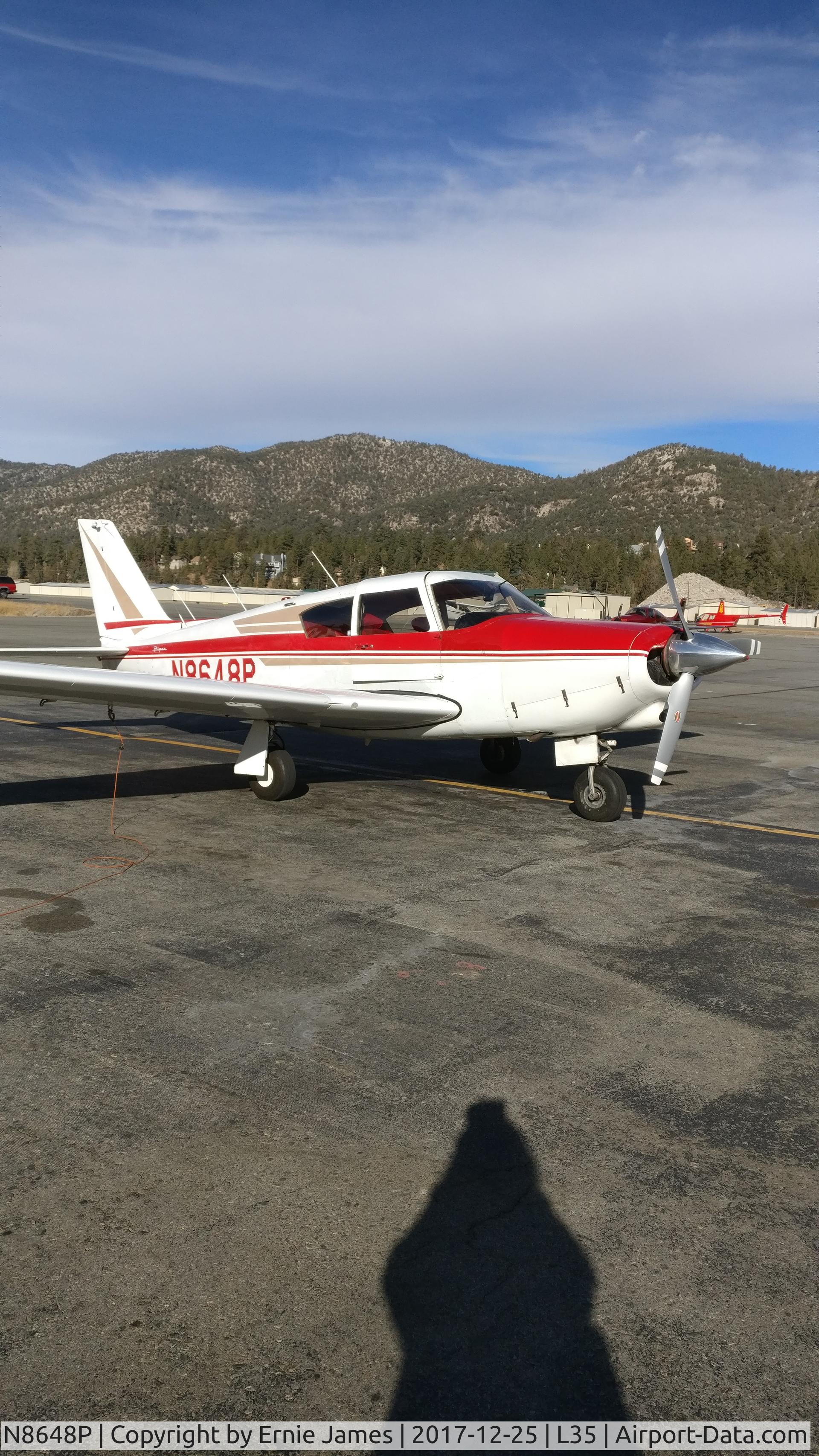 N8648P, 1964 Piper PA-24-260 Comanche C/N 24-4091, Big Bear Apron