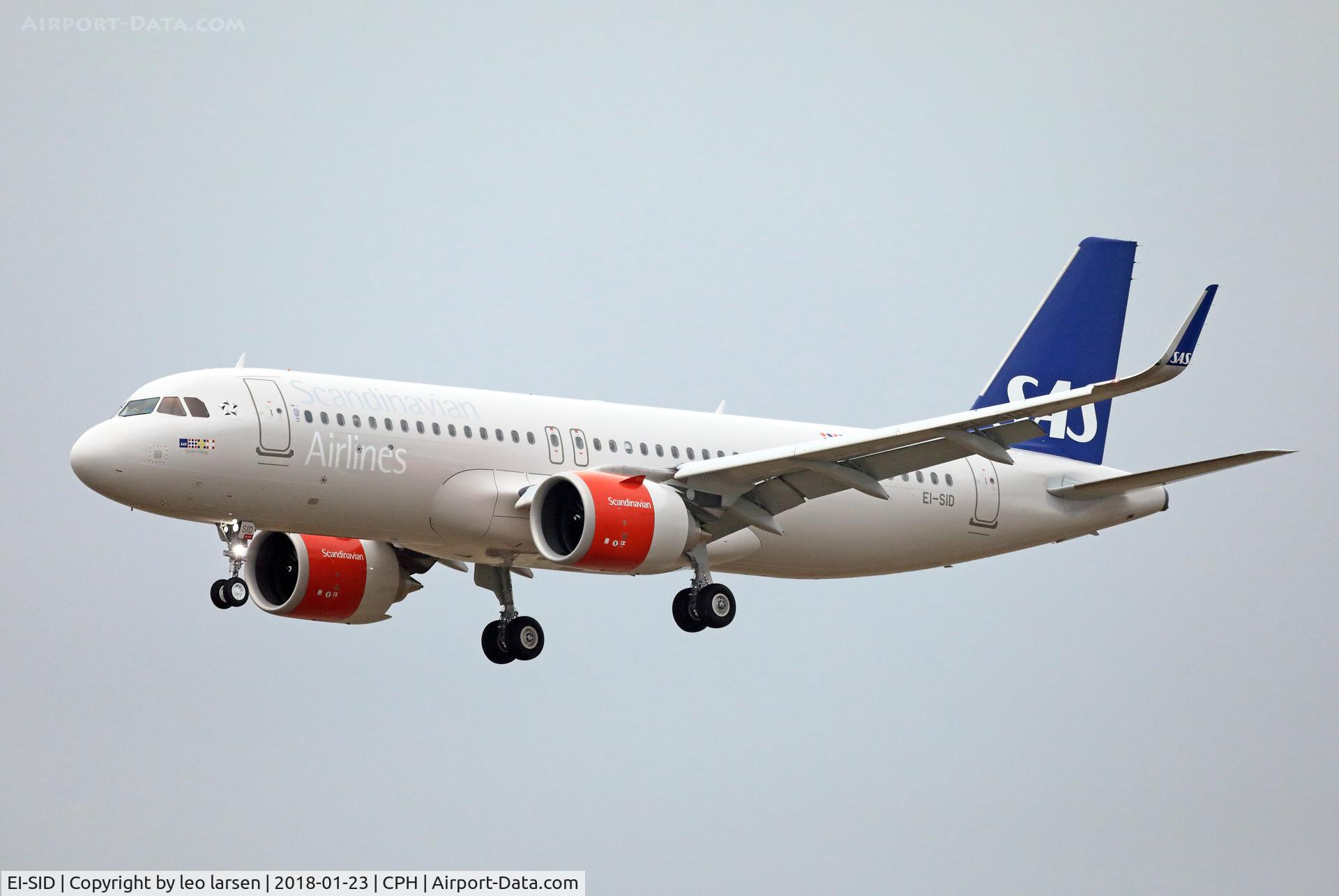 EI-SID, 2017 Airbus A320-251N C/N 8031, Copenhagen 23.1.2018