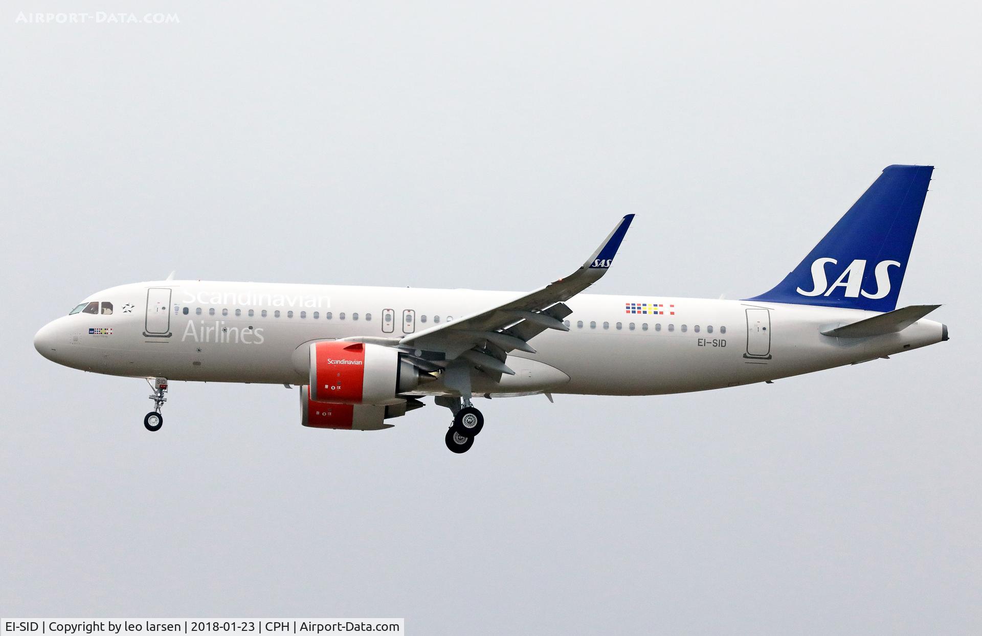 EI-SID, 2017 Airbus A320-251N C/N 8031, Copenhagen 23.1.2018