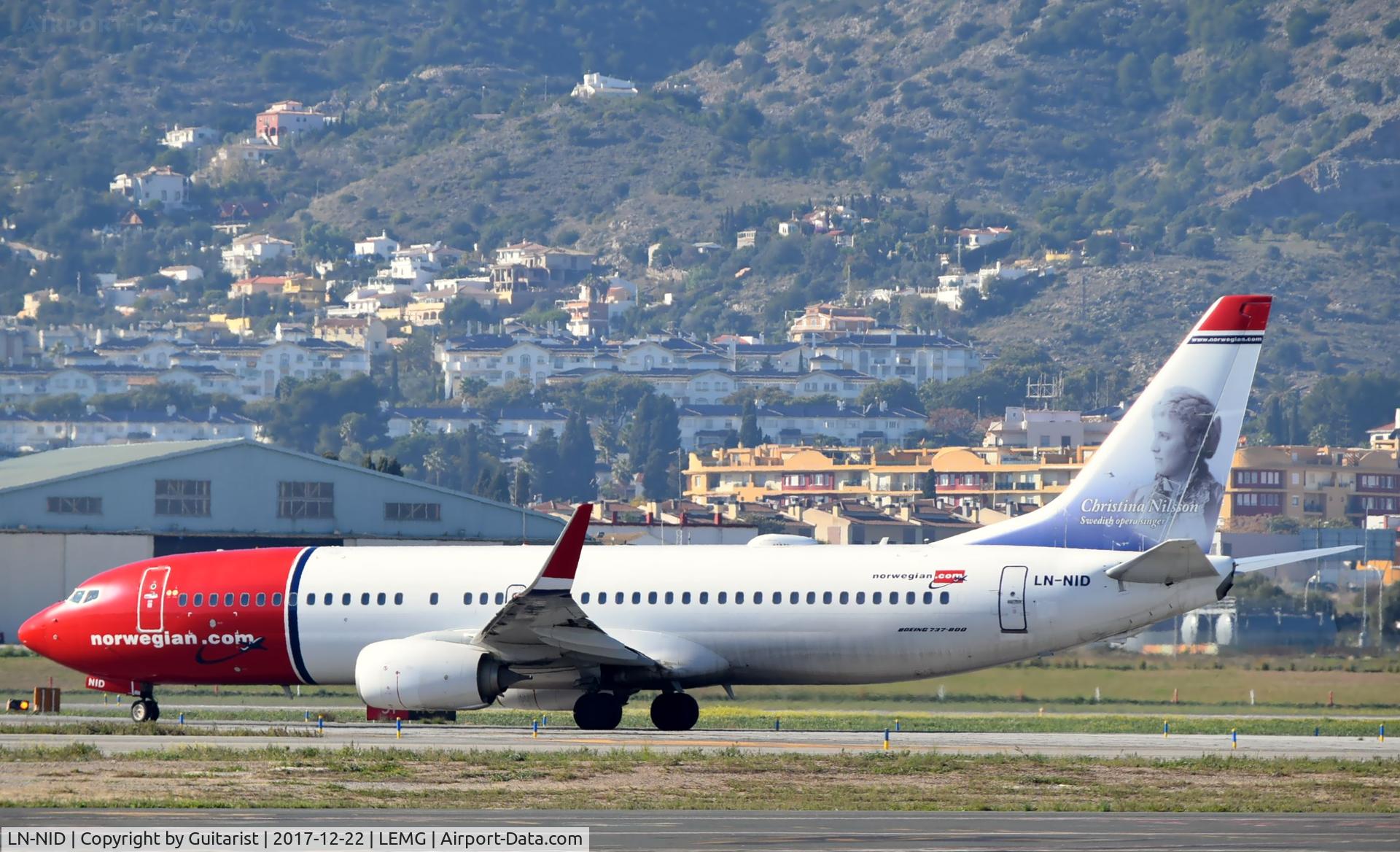 LN-NID, 2013 Boeing 737-8JP C/N 40544, At Malaga