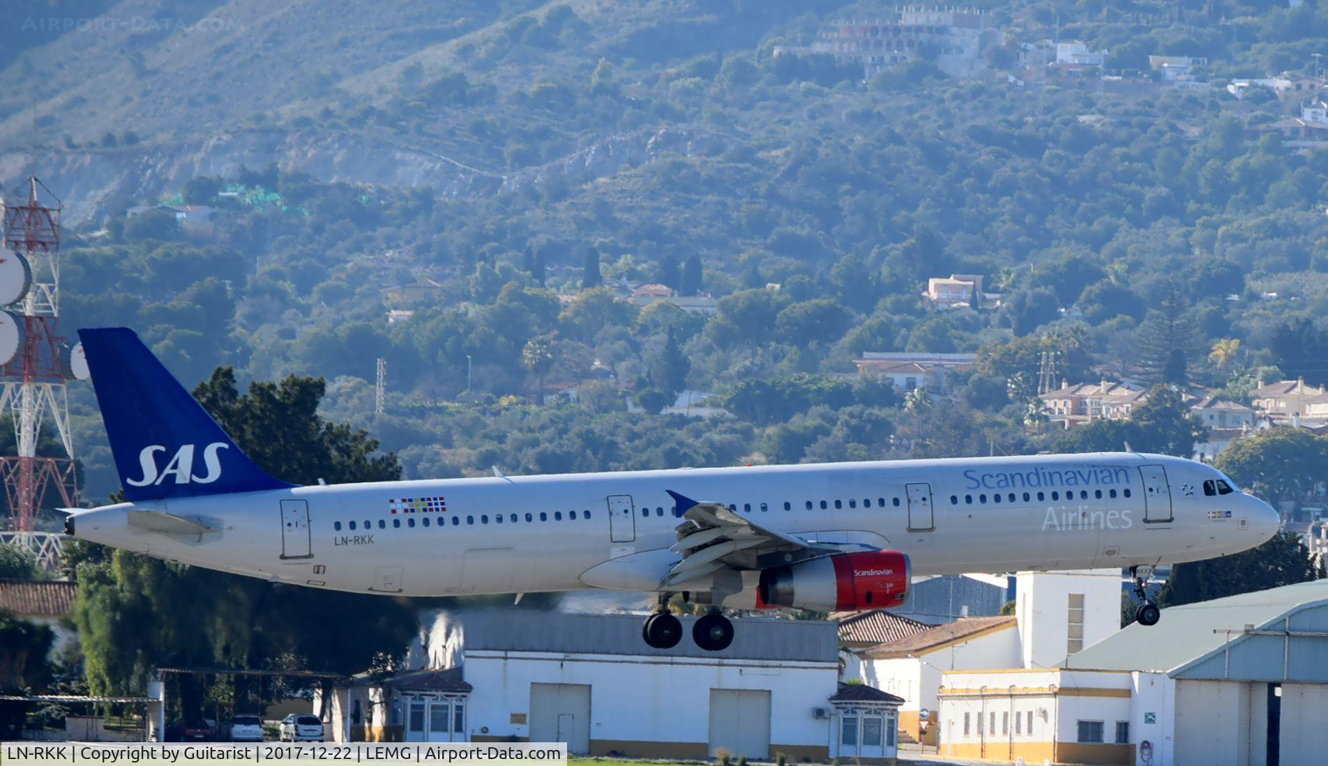 LN-RKK, 2002 Airbus A321-232 C/N 1848, At Malaga