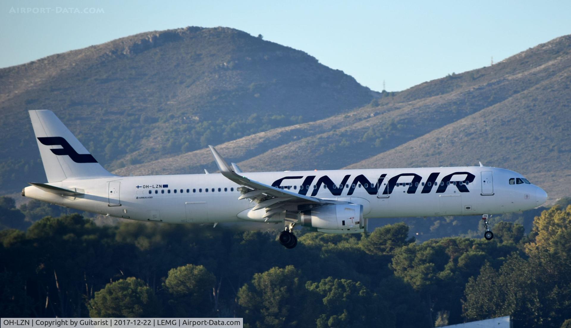 OH-LZN, 2017 Airbus A321-231 C/N 7570, At Malaga