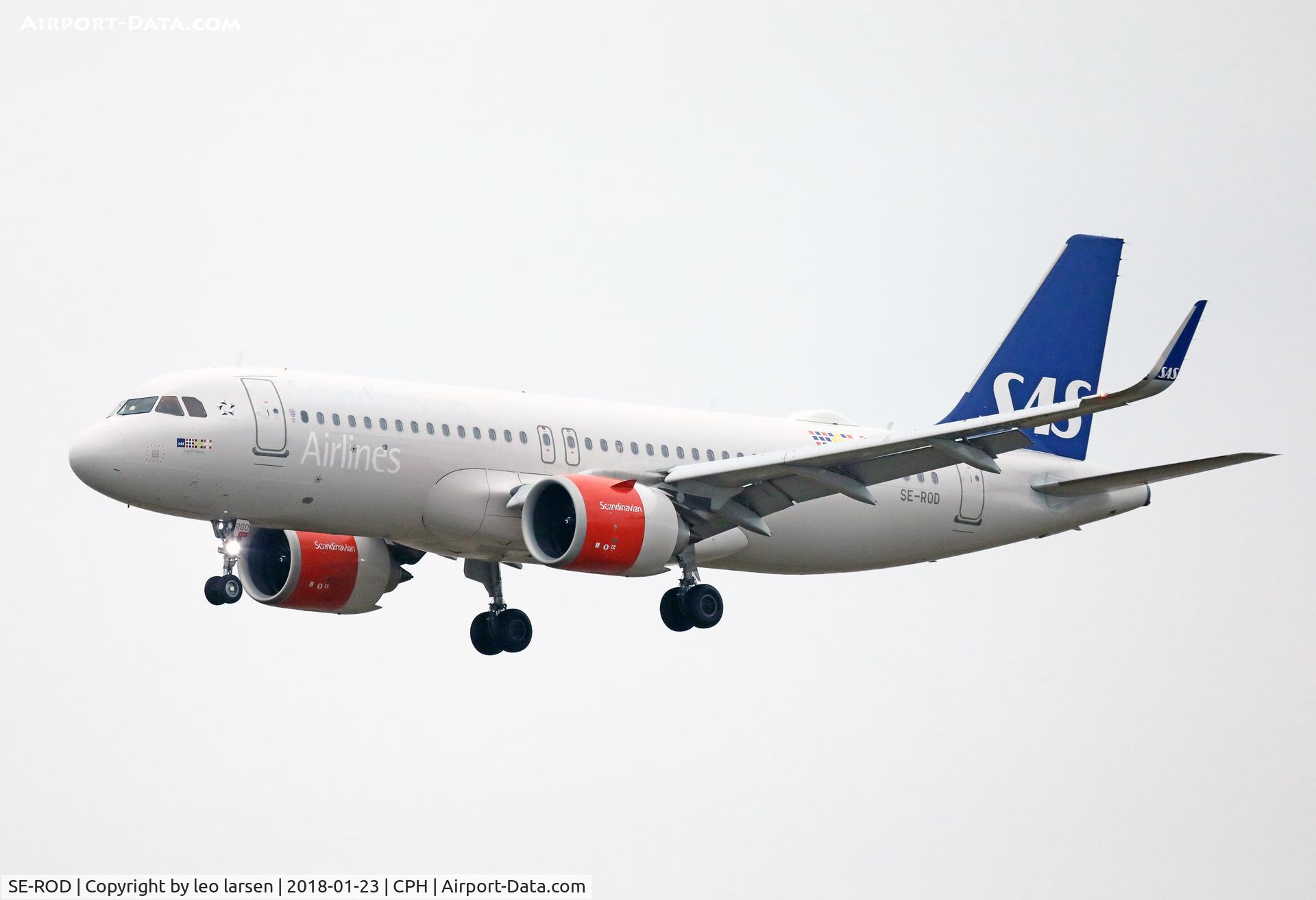 SE-ROD, 2017 Airbus A320-251N C/N 7755, Copenhagen 23.1.2018