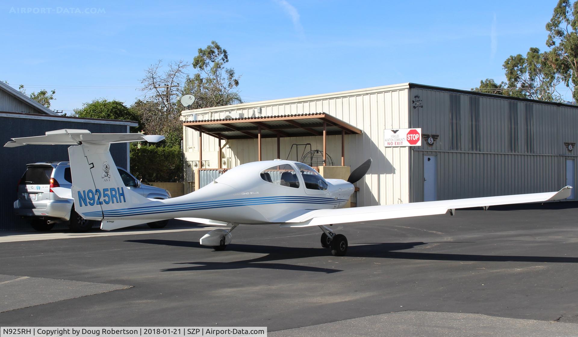 N925RH, 2002 Diamond DA-40 Diamond Star C/N 40.212, 2002 Diamond Aircraft Inds. DA40 DIAMOND STAR, Lycoming IO-360-MIA+ 180 Hp