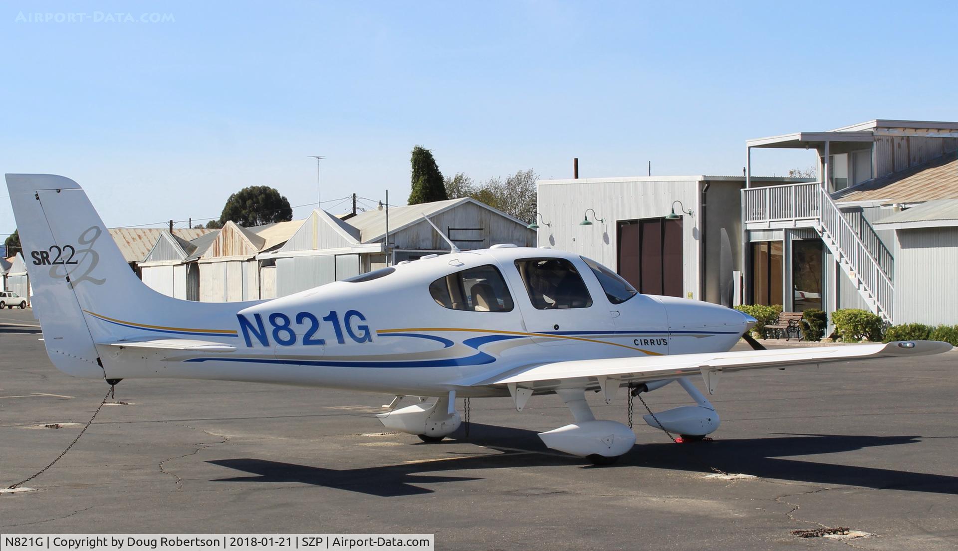N821G, 2005 Cirrus SR22 G2 C/N 1471, 2005 Cirrus SR22 G2, Continental IO-550 300 Hp
