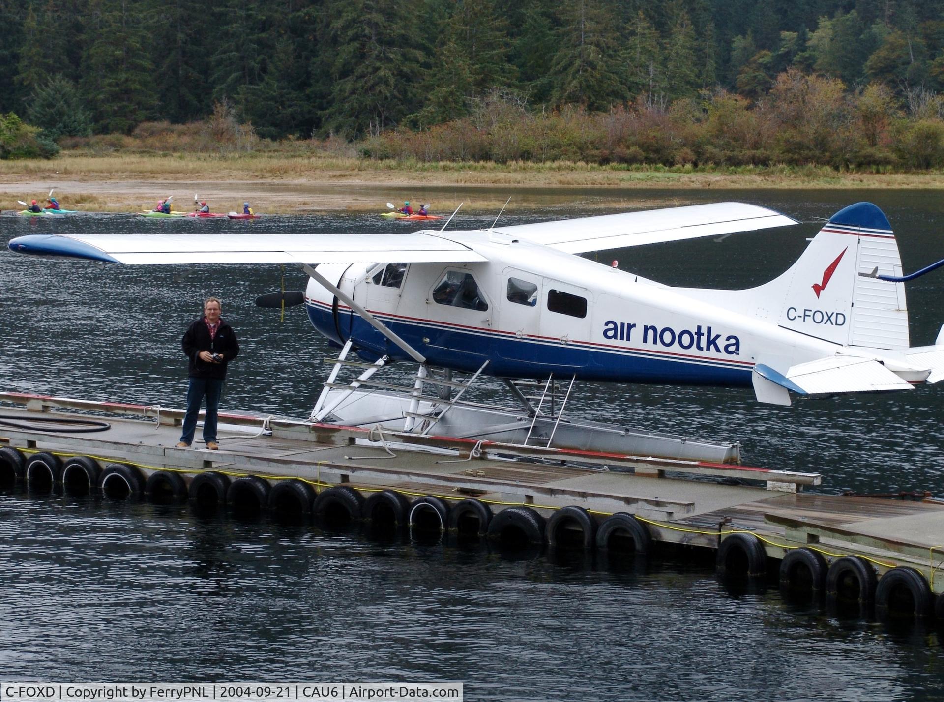 C-FOXD, 1955 De Havilland Canada DHC-2 Beaver Mk.1 C/N 807, Air Nootka Beaver crashed in 2013 but is being rebuilt.