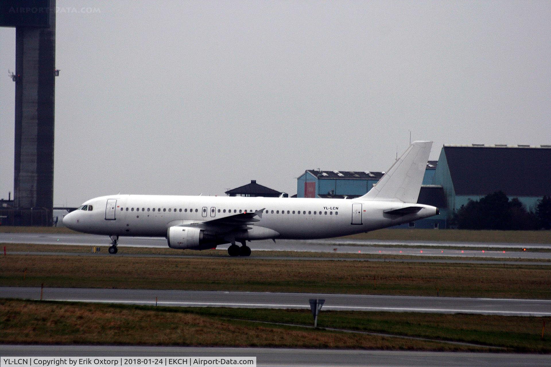YL-LCN, 1997 Airbus A320-211 C/N 662, YL-LCN landed rw 22L
