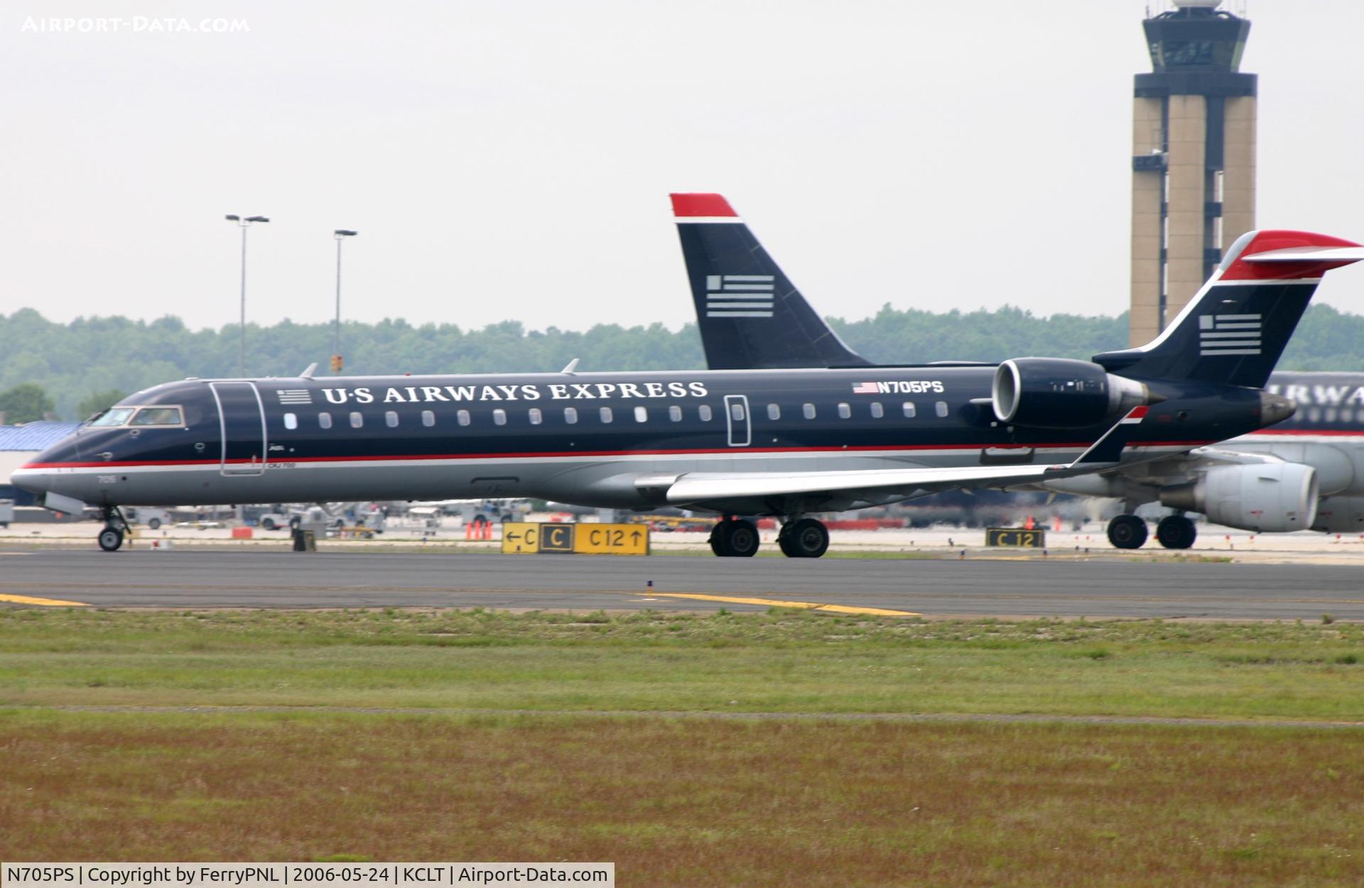N705PS, 2004 Bombardier CRJ-701 (CL-600-2C10) Regional Jet C/N 10144, US Airways Express CL700