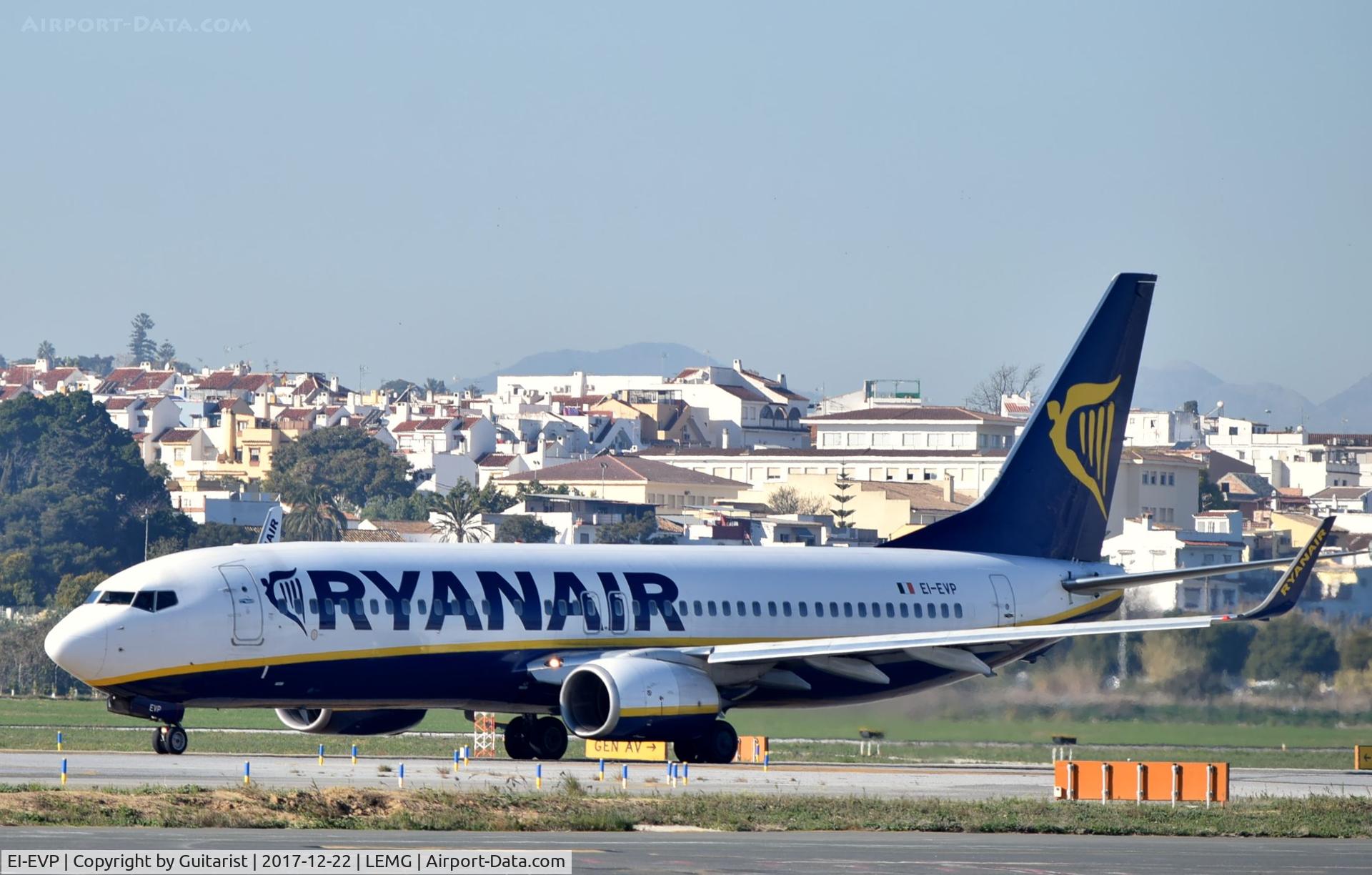 EI-EVP, 2012 Boeing 737-8AS C/N 40293, At Malaga