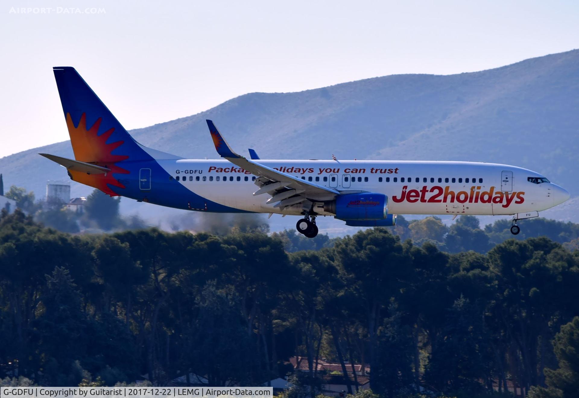 G-GDFU, 2001 Boeing 737-8K5 C/N 30416, At Malaga