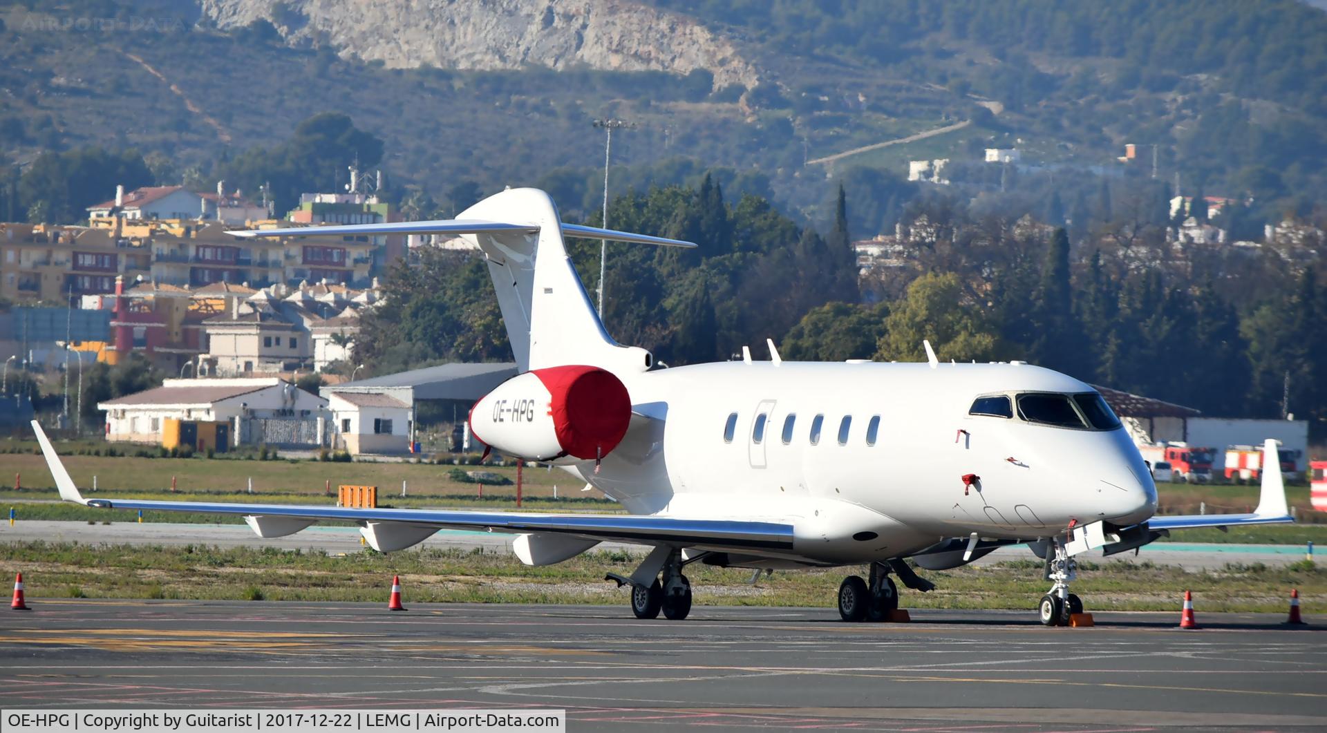 OE-HPG, 2008 Bombardier Challenger 300 (BD-100-1A10) C/N 20251, At Malaga