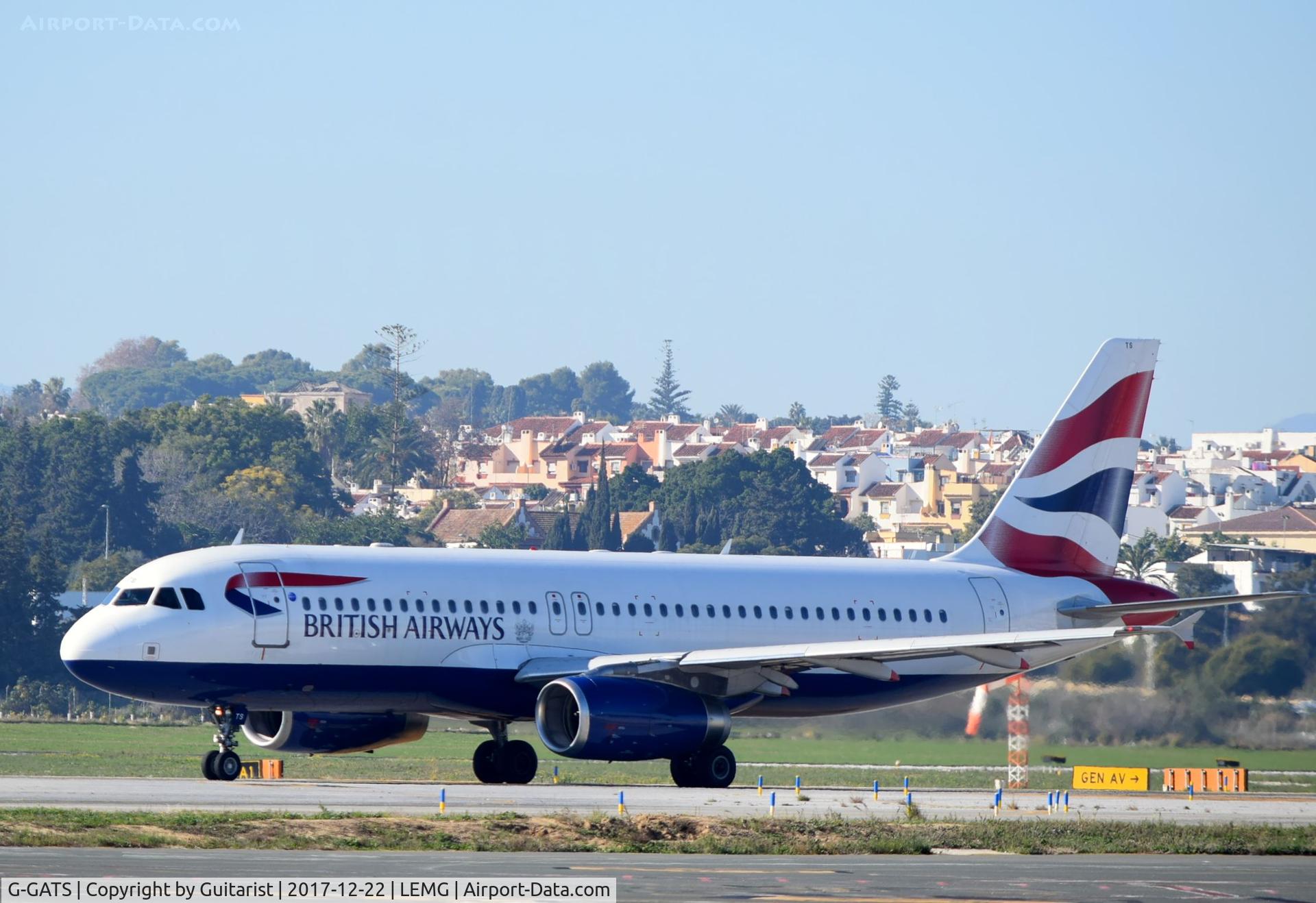 G-GATS, 2002 Airbus A320-214 C/N 1672, At Malaga