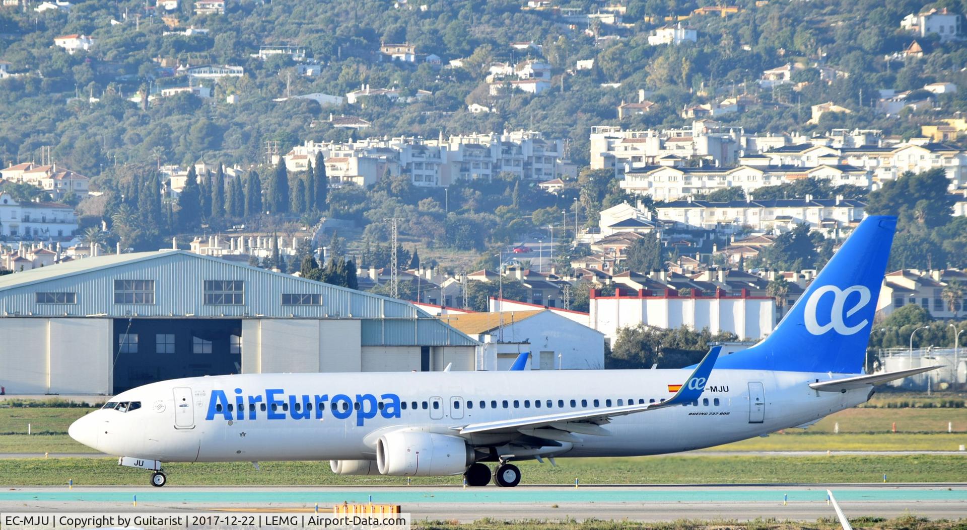 EC-MJU, 2016 Boeing 737-85P C/N 60584, At Malaga