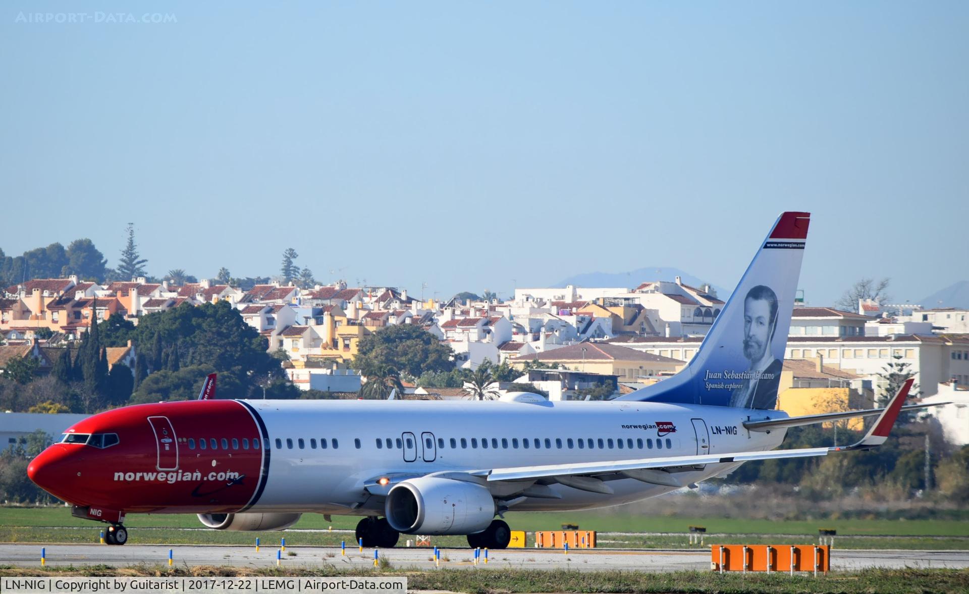 LN-NIG, 2014 Boeing 737-8JP C/N 43878, At Malaga