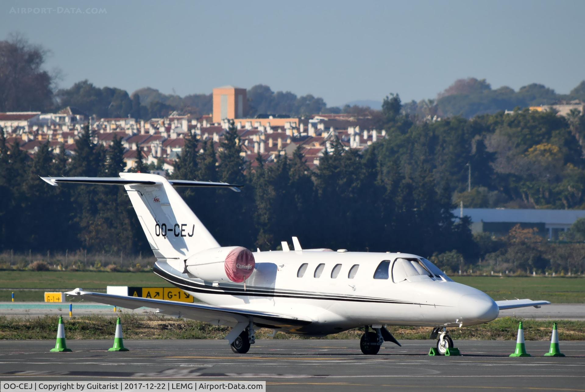 OO-CEJ, 1999 Cessna 525A CitationJet CJ2 C/N 525A-0172, At Malaga