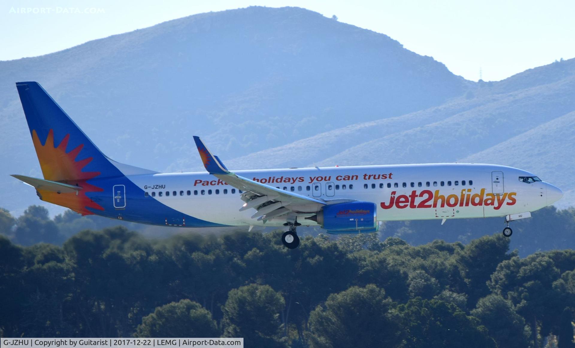 G-JZHU, 2016 Boeing 737-800 C/N 63151, At Malaga
