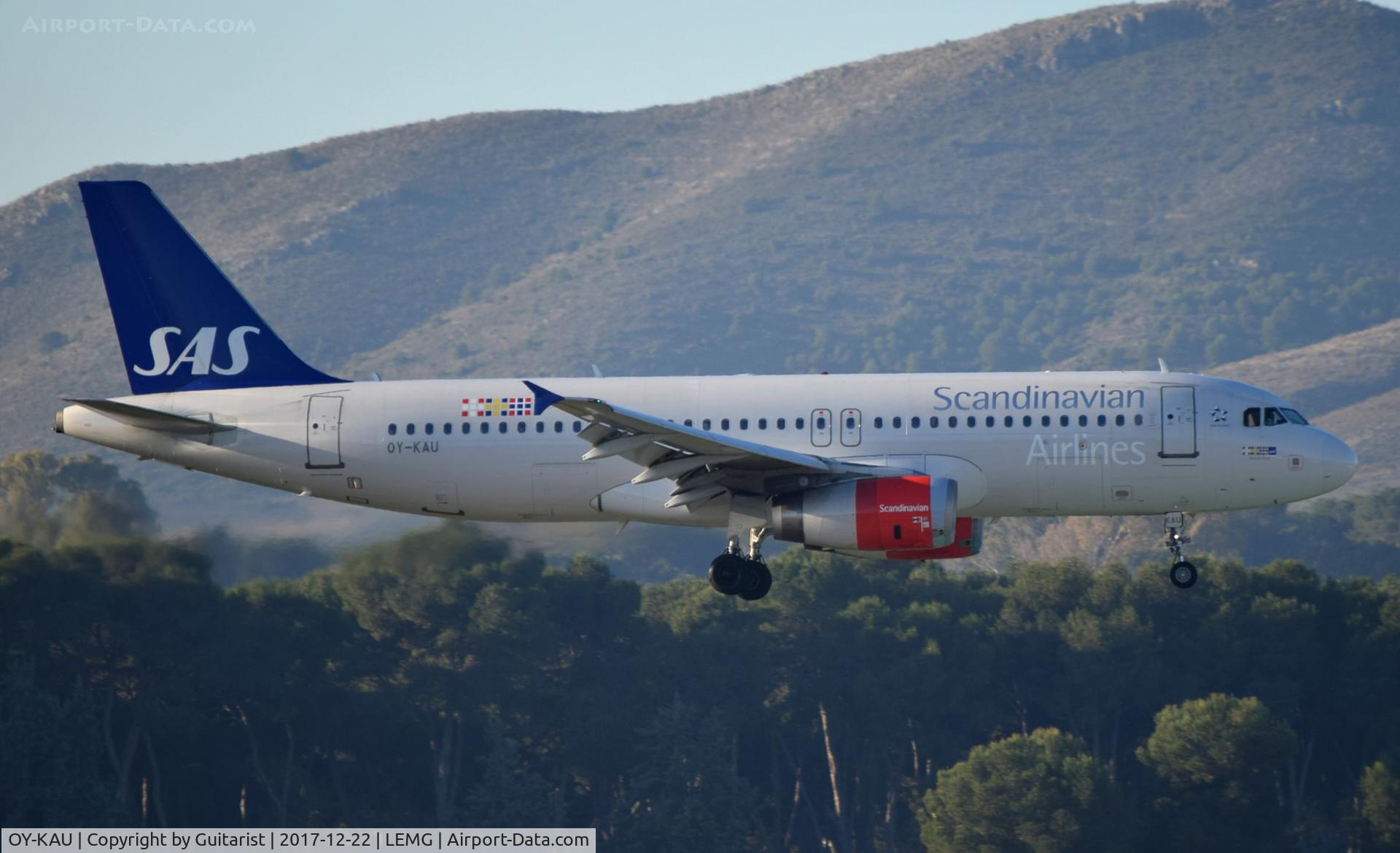 OY-KAU, 2007 Airbus A320-232 C/N 3227, At Malaga
