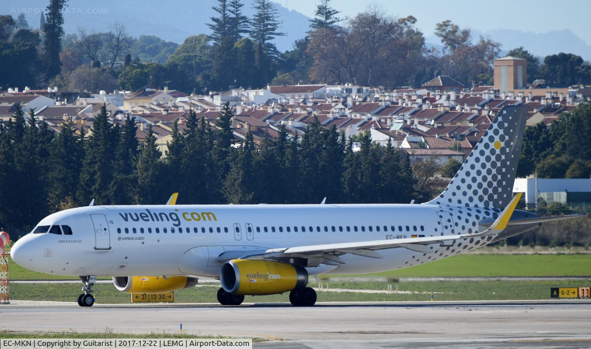 EC-MKN, 2016 Airbus A320-232 C/N 7026, At Malaga