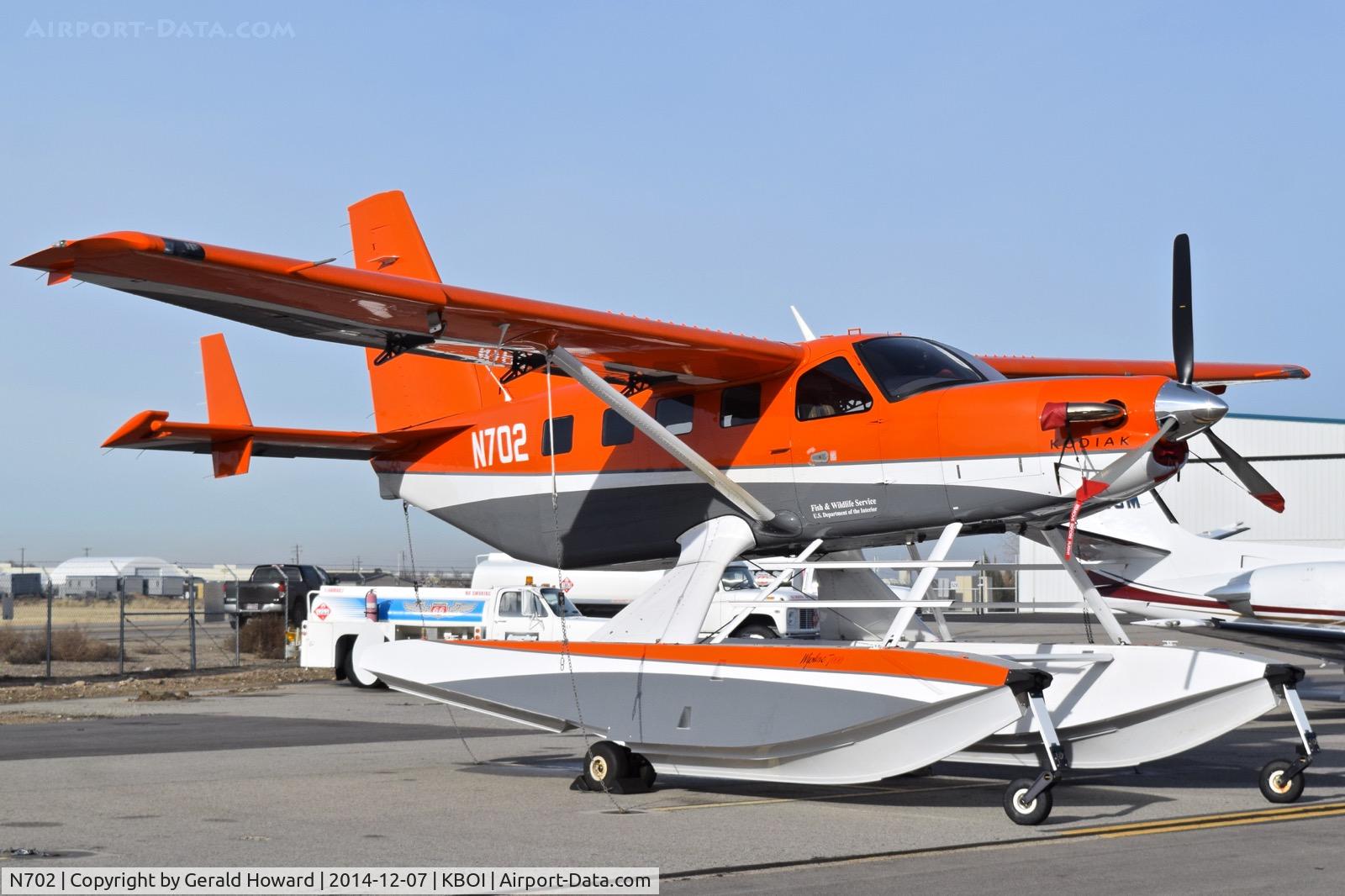 N702, 2010 Quest Kodiak 100 C/N 100-0035, Parked on south GA ramp.