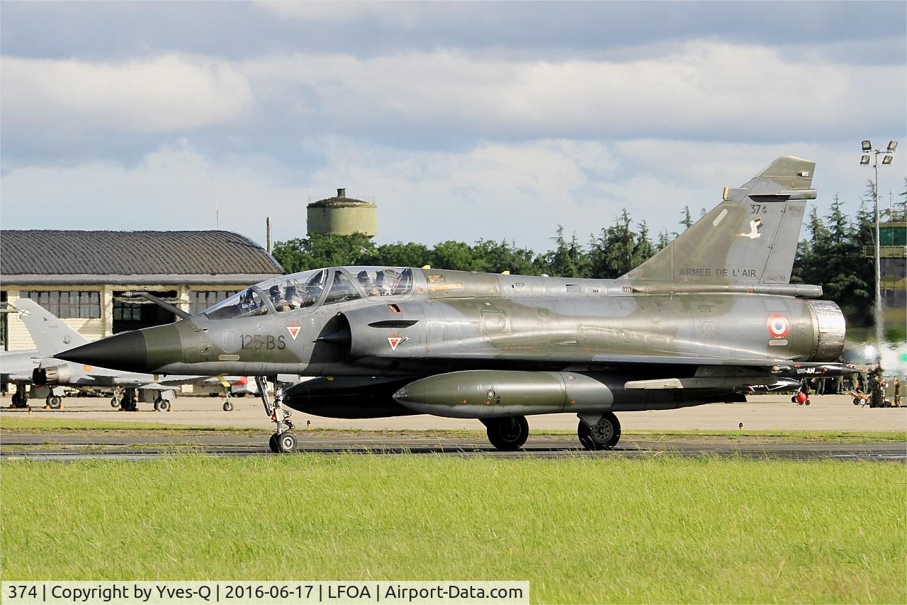 374, Dassault Mirage 2000N C/N not found 374, Dassault Mirage 2000N, Taxiing to holding point rwy 24, Avord Air Base 702 (LFOA) Open day 2016