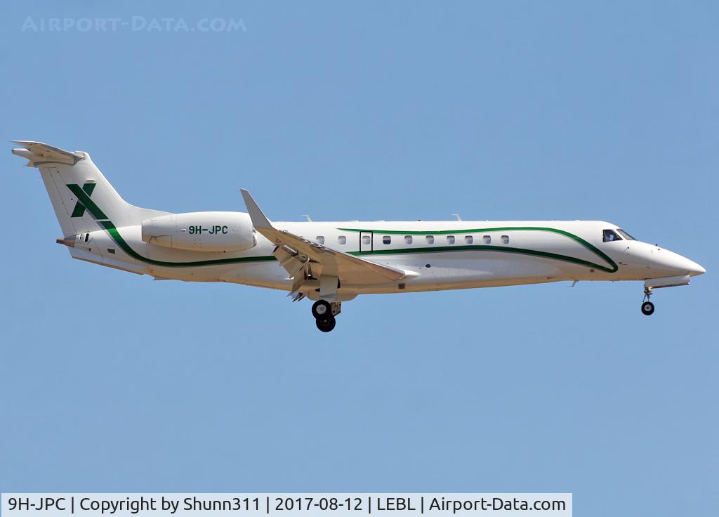 9H-JPC, 2007 Embraer EMB-135BJ Legacy C/N 14501010, Landing rwy 25R