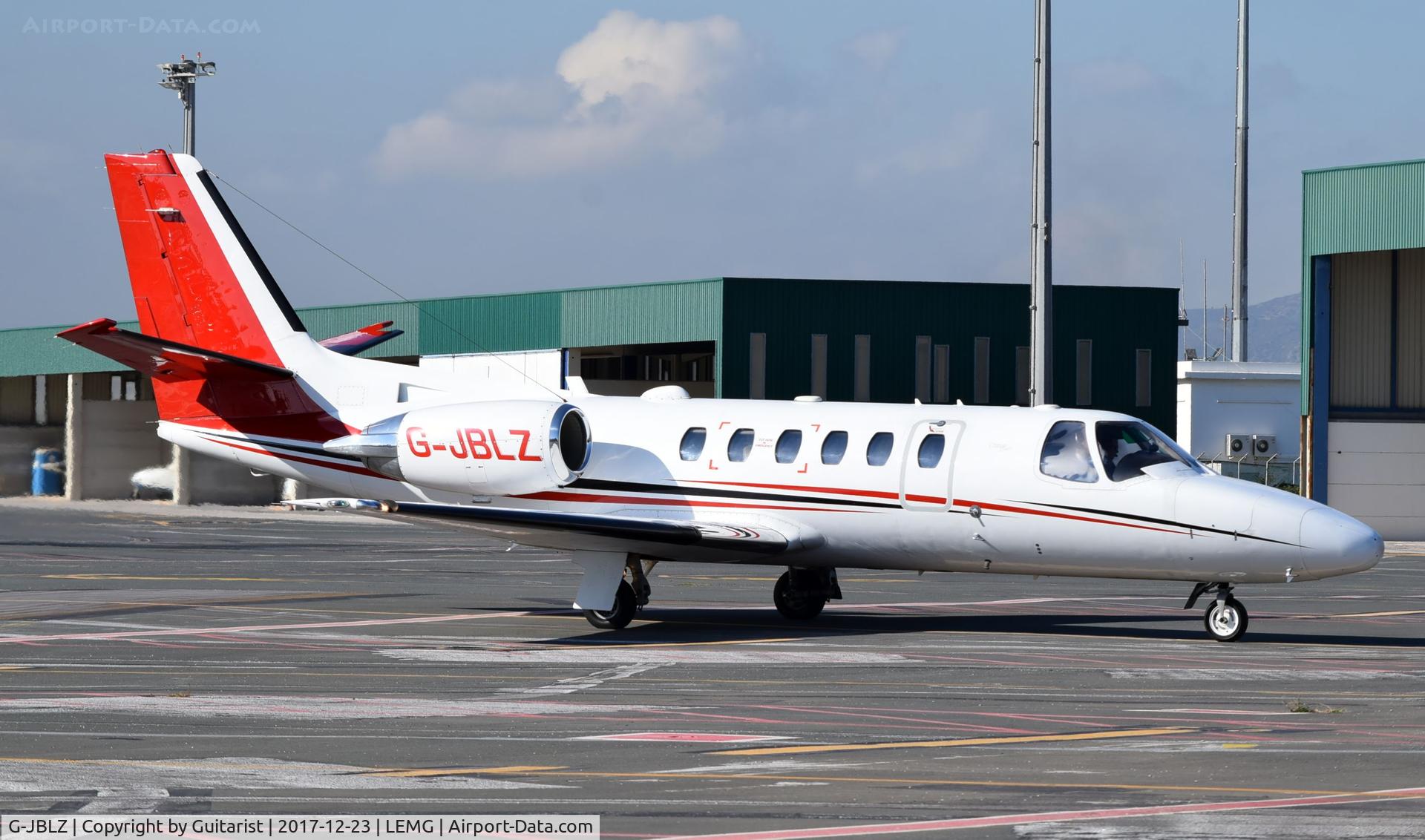 G-JBLZ, 2002 Cessna 550 Citation Bravo C/N 550-1018, At Malaga