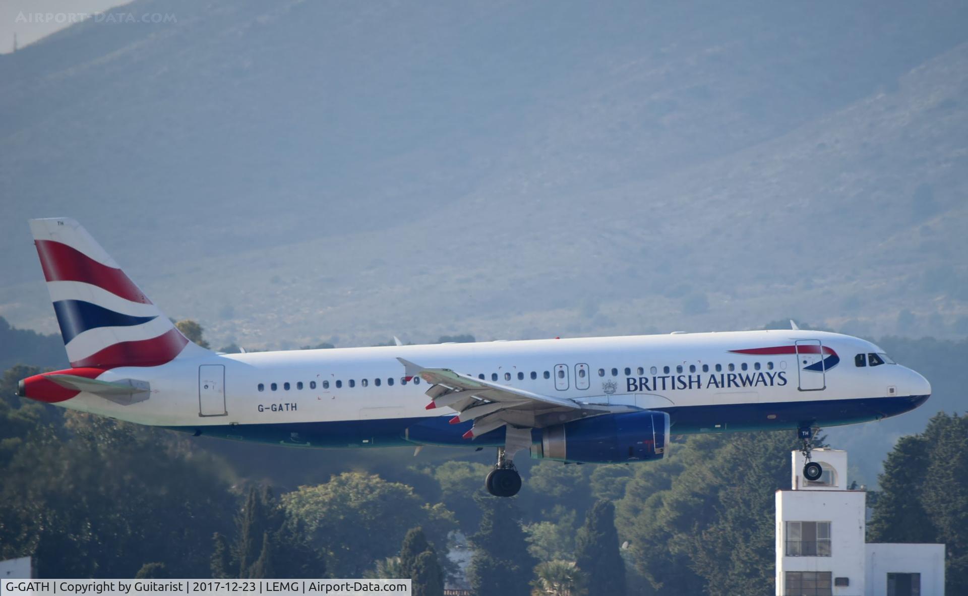 G-GATH, 2001 Airbus A320-233 C/N 1482, At Malaga
