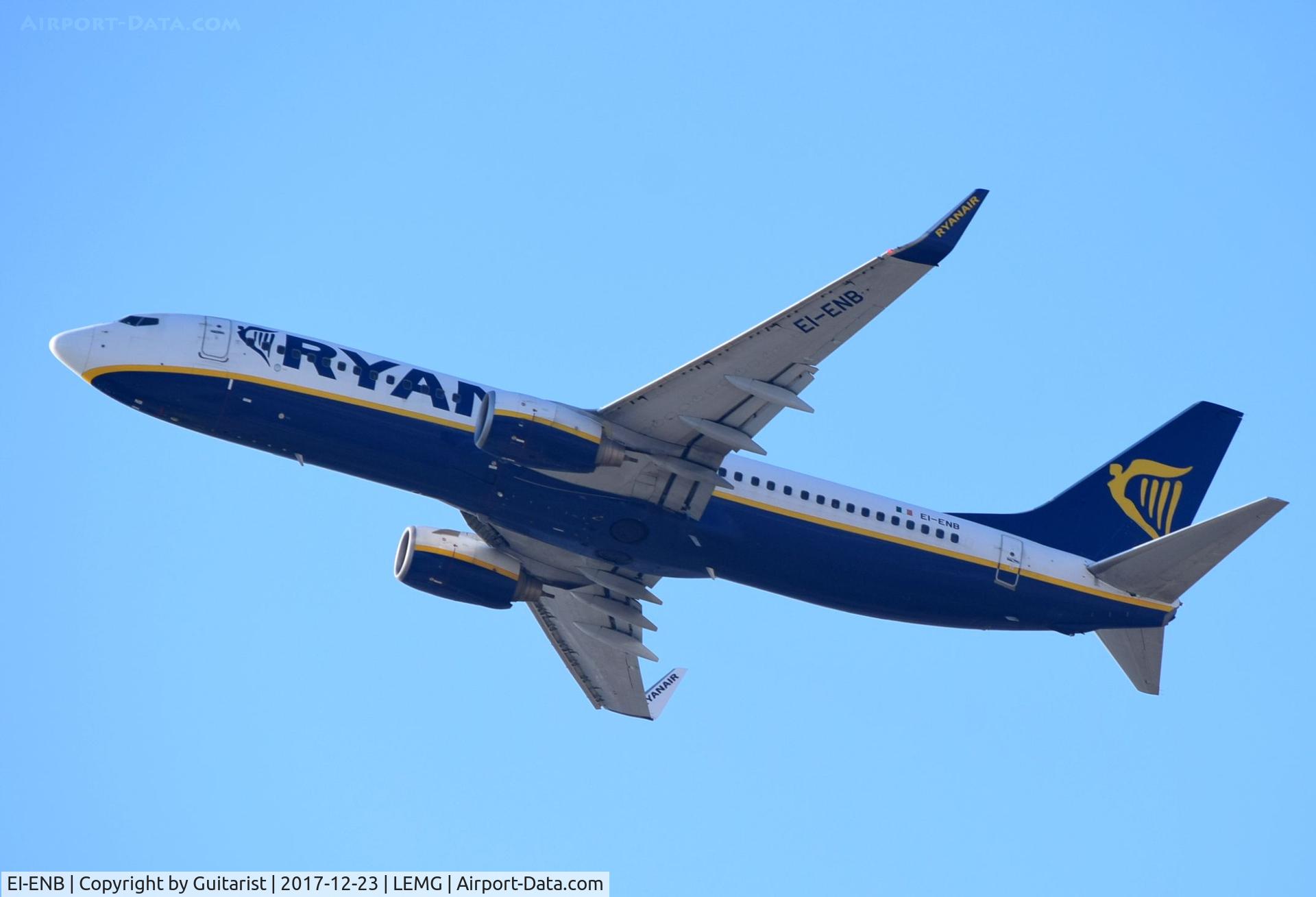 EI-ENB, 2010 Boeing 737-8AS C/N 40289, At Malaga