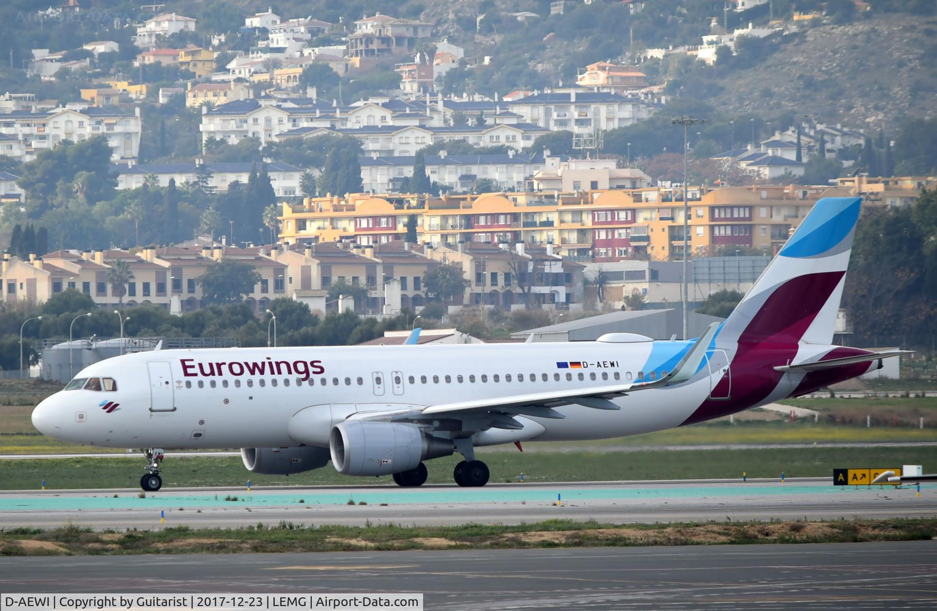 D-AEWI, 2016 Airbus A320-214 C/N 7210, At Malaga
