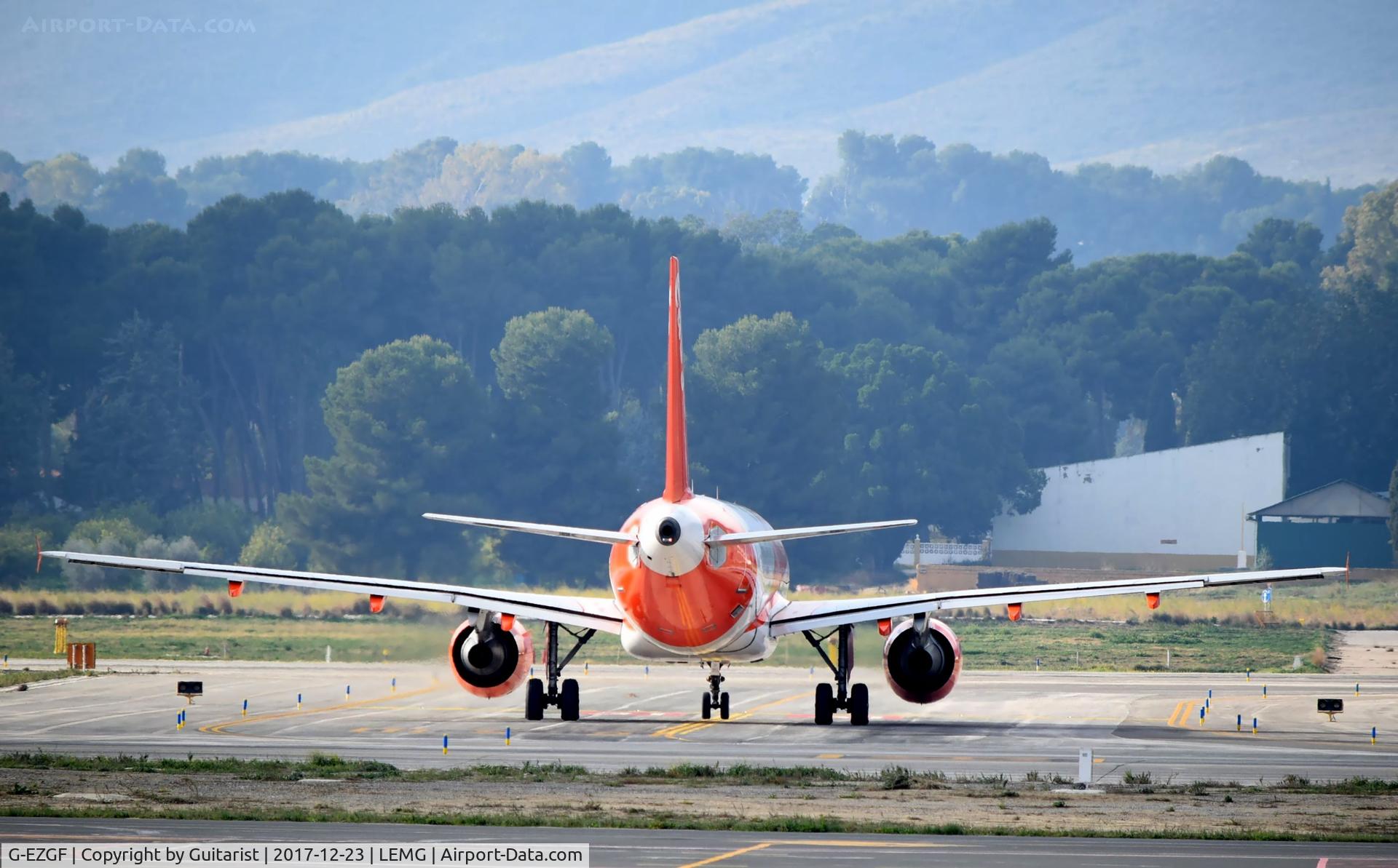 G-EZGF, 2011 Airbus A319-111 C/N 4635, At Malaga