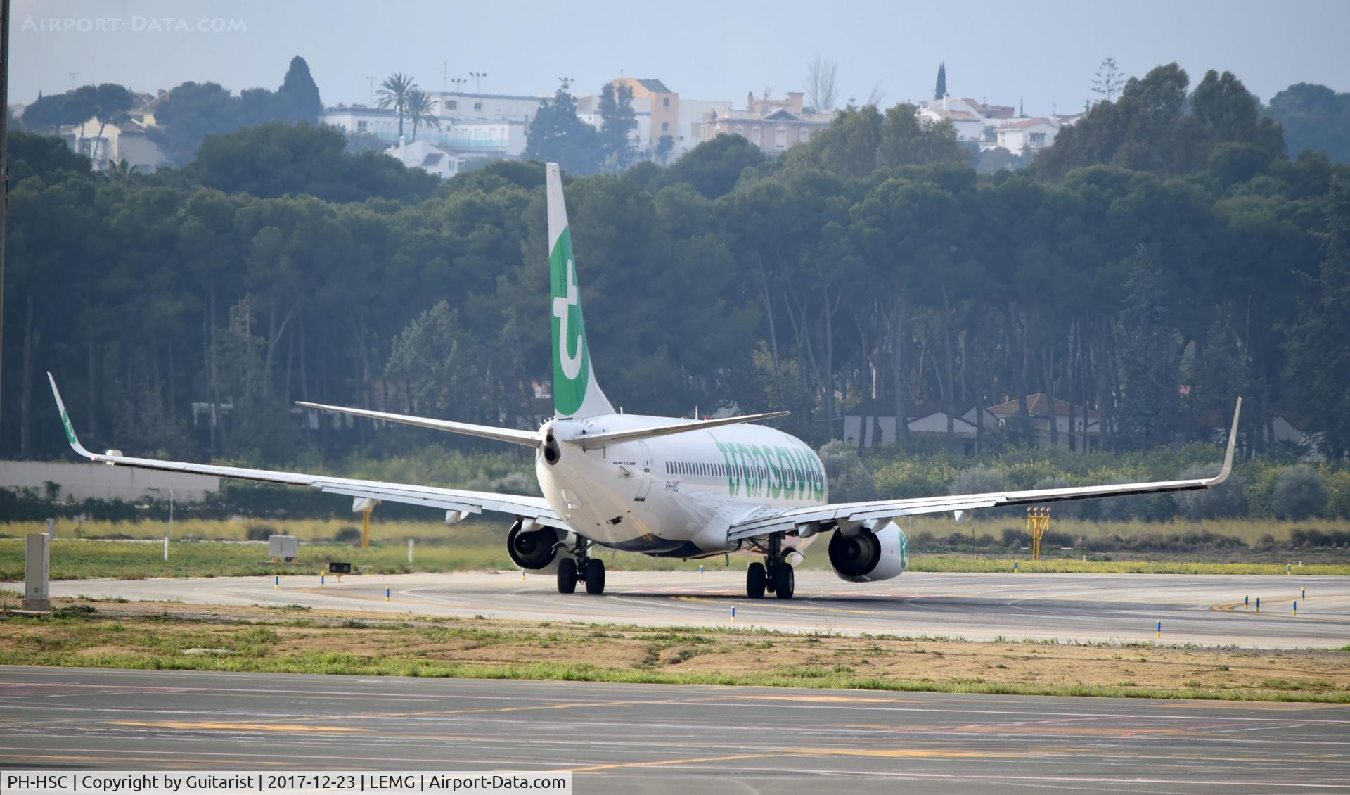 PH-HSC, 2010 Boeing 737-8K2 C/N 34173, At Malaga